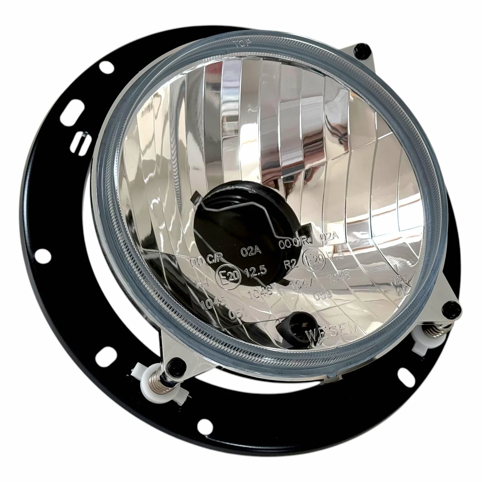 2 faros H4 redondos de posición para tractor Deutz DX, 07, Agrocompact, Agroprima, Agrostar, Agroxtra E20 con bombillas de 12 V