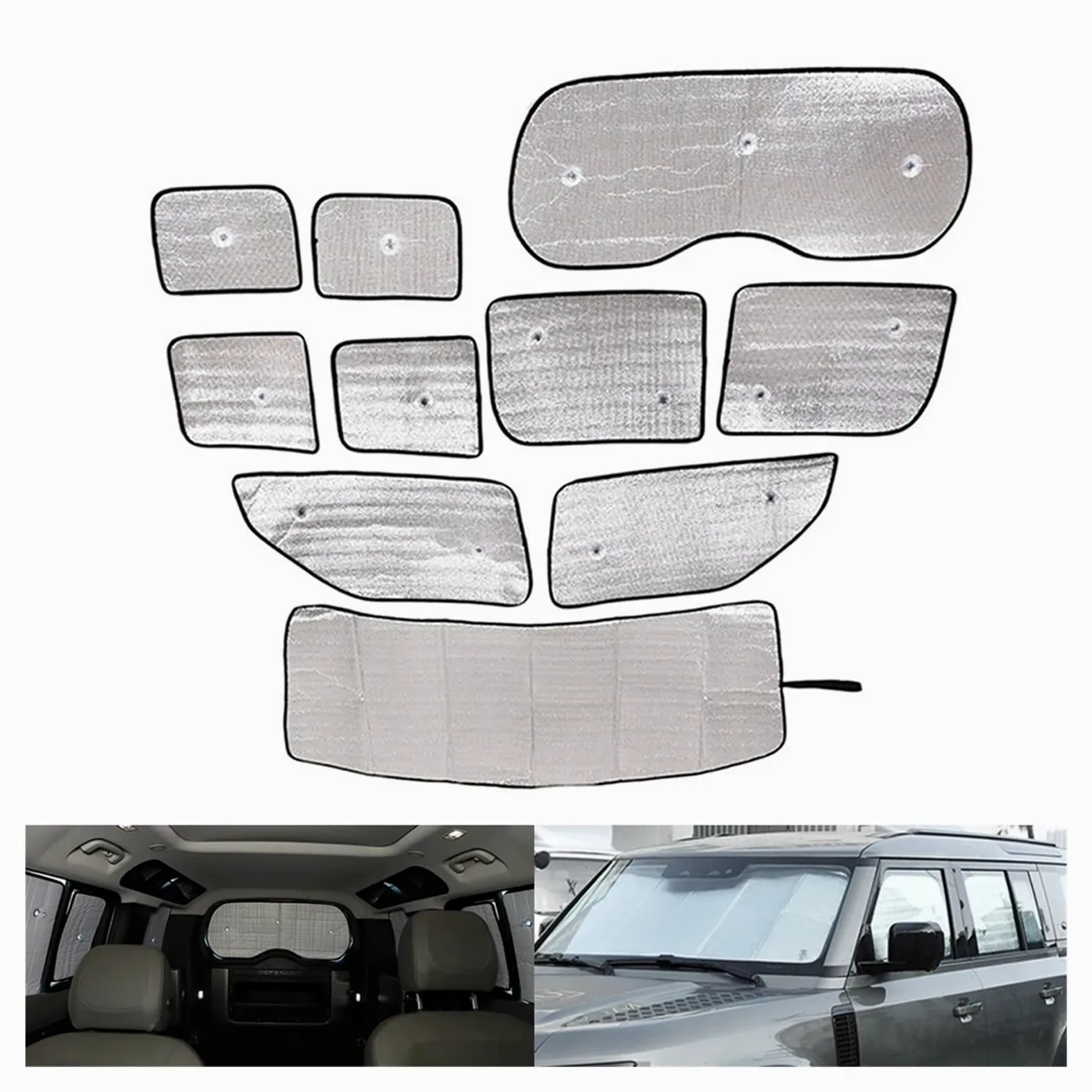 Parasol Parabrisas Parasol Para Parabrisas Coche Visera Anti-UV Para Land Para Rover Para Defender 2012 2013 2014 2015 2016 2017 2018 2019 2020 2021 2022