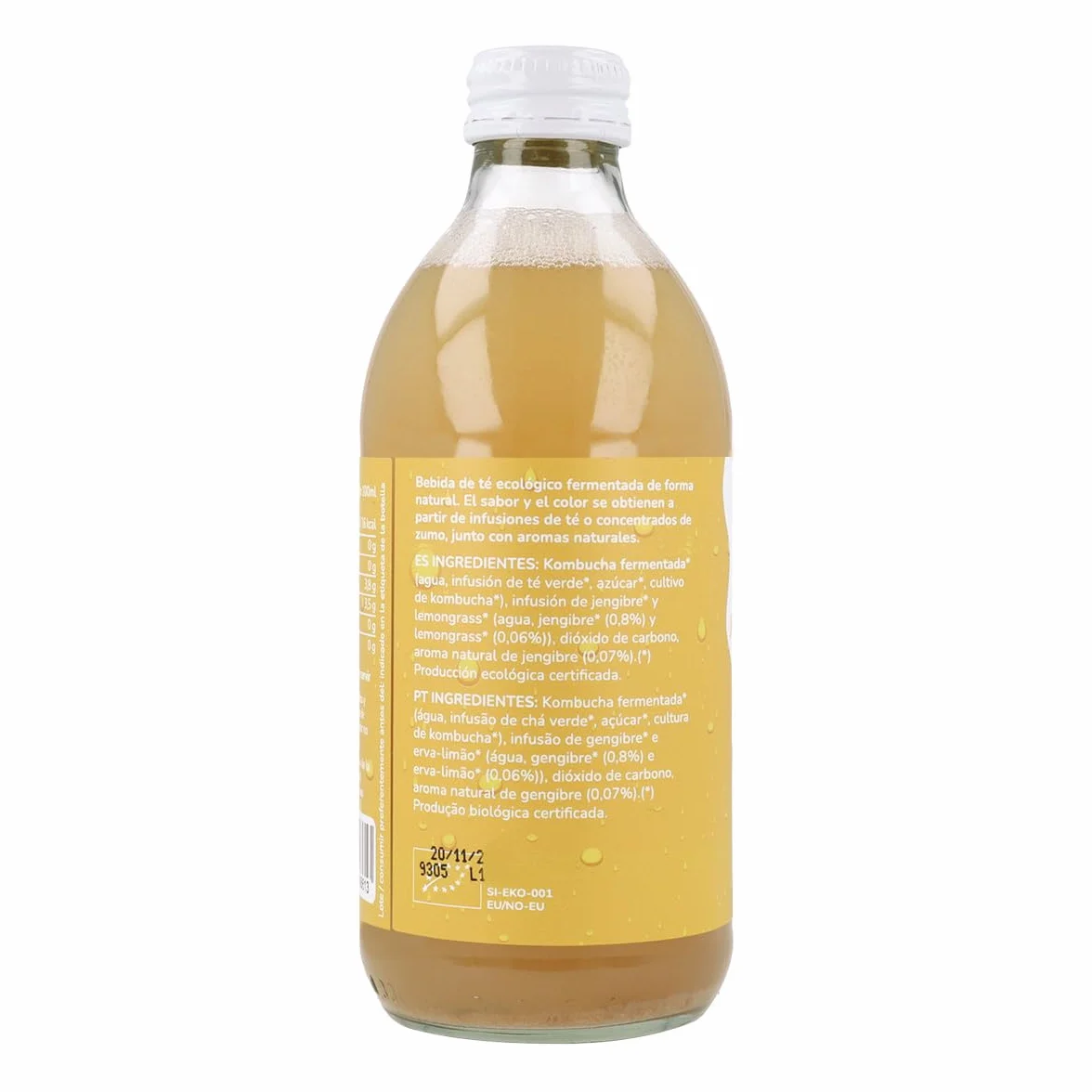 Pack 6x Kombucha ECO Jengibre y Lemongrass 330 ml