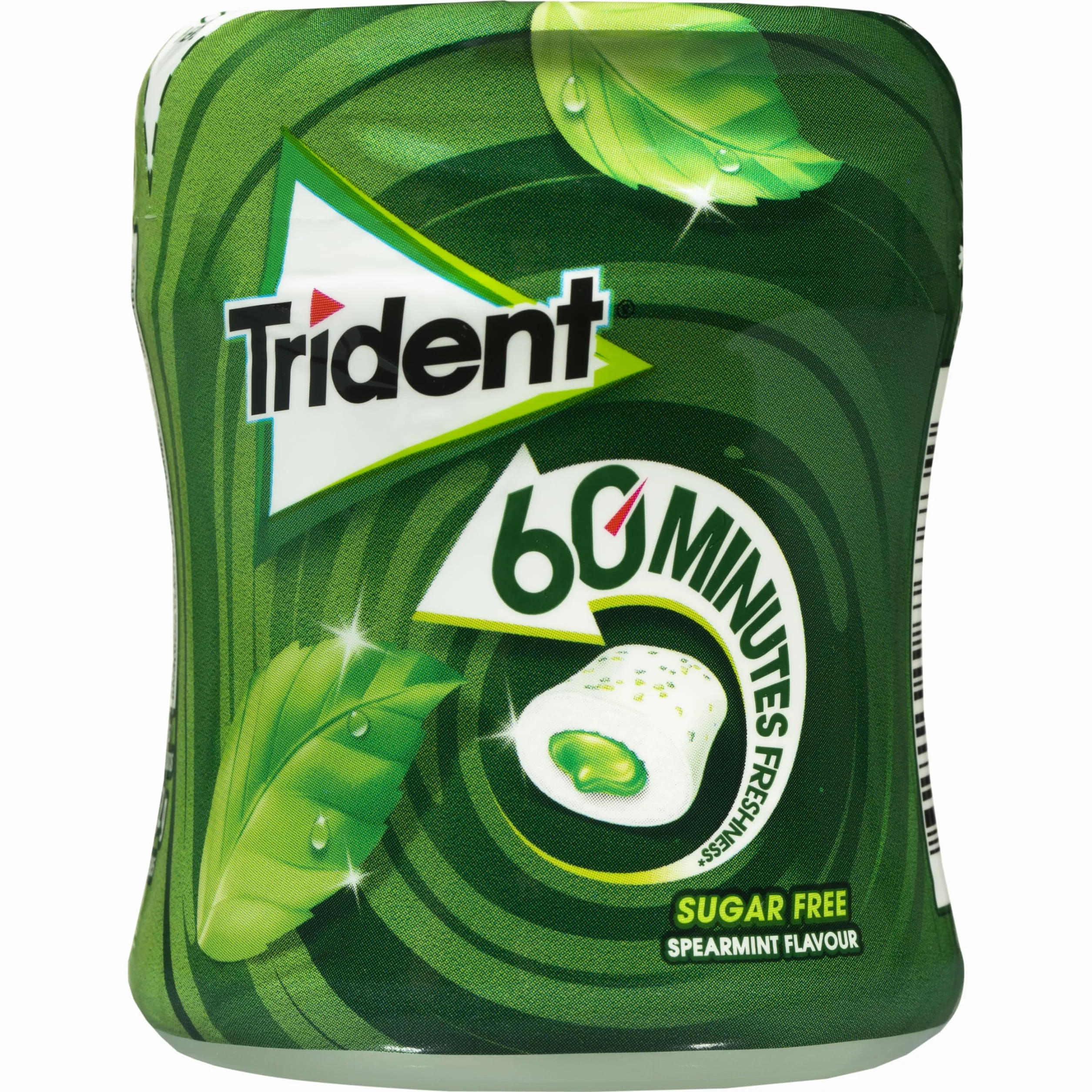 Trident Hierbabuena Chicles sin Azúcar 6 Botes 72 g