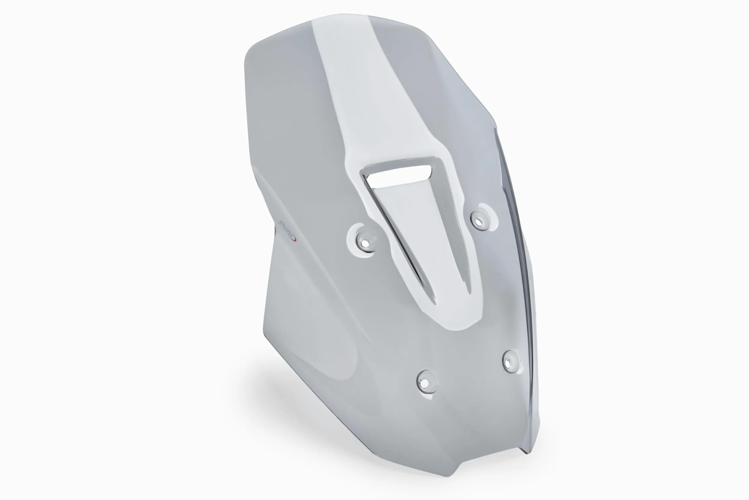 Puig 22576H Pantalla V-Tech Line Touring en metacrilato 4 mm aerodinámica 130 mm más alta perfil anguloso canalización de aire y alta resistencia UV, Ahumado.