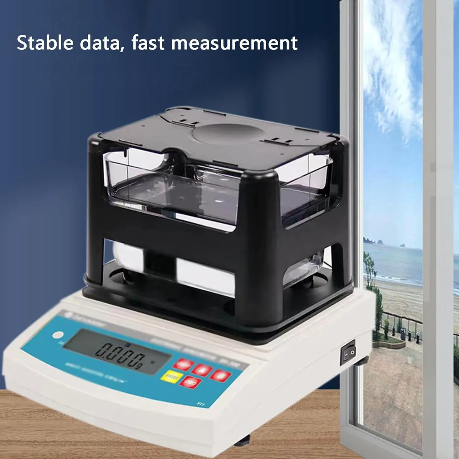 Hidrómetro Electrónico, Instrumento De Medición De Densidad De Alta Precisión, Pesaje: 300 G/Legibilidad: 0,001 G/Cm3/Rango