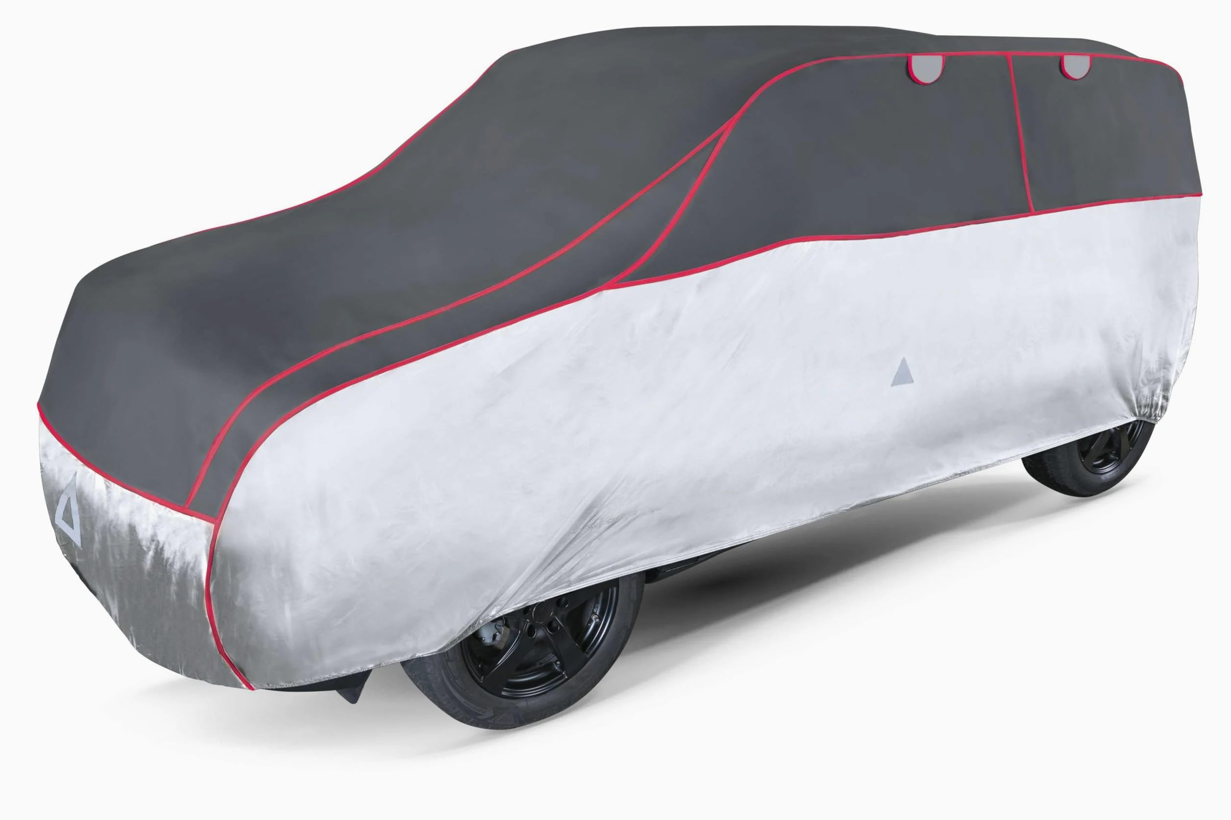 WALSER Funda antigranizo para el Coche Pro, Funda Repelente al Agua antigranizo para automóvil, Lona para Coche, Funda para Coche Talla 9 - Antracita-Plata