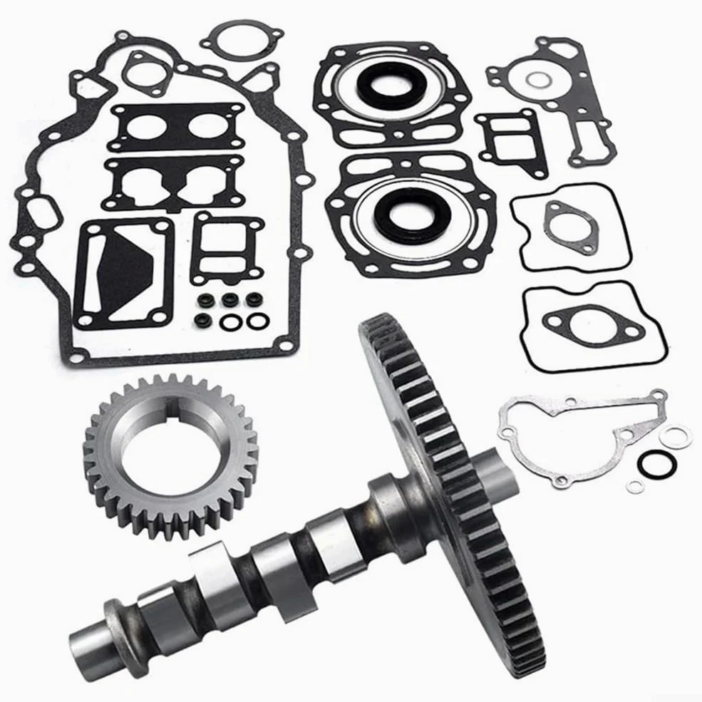 Kit de árbol de levas para Kawasaki Mule, motor FD620D de repuesto de engranaje recto, piezas de reparación de motor de cortacésped, árbol de levas resistente y juego de engranajes, para vehículos