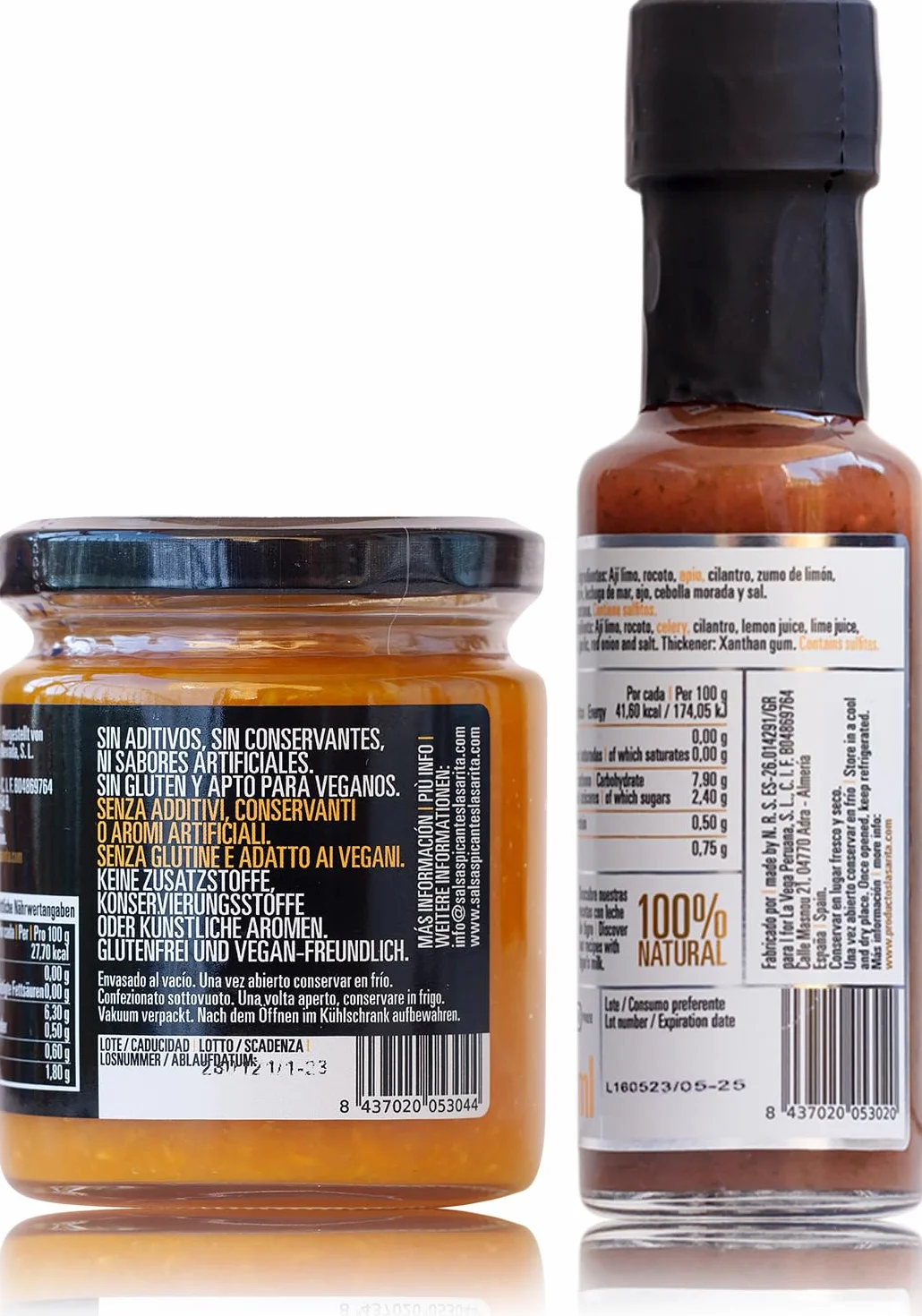 Pack Ceviche Ají amarillo y leche de tigre para preparar ceviches y tiraditos 100% naturales sin gluten