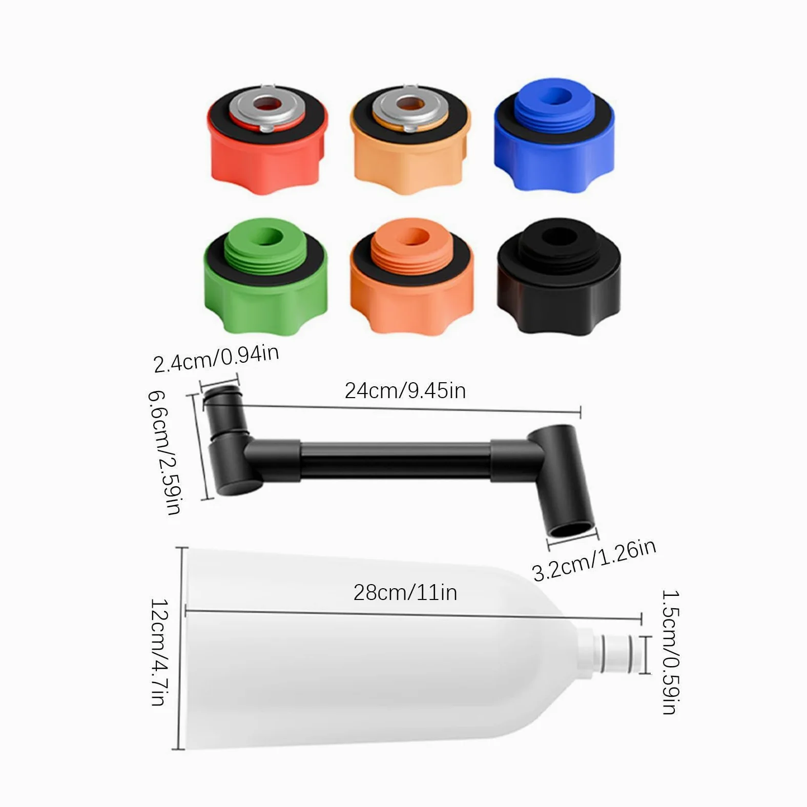 Embudo Para Auto 16 piezas juego de embudo con purga flexible, llenador y | Kit de embudo de purga de refrigerante Para de enfriamiento del motor vehículos camiones SUV y autocaravanas