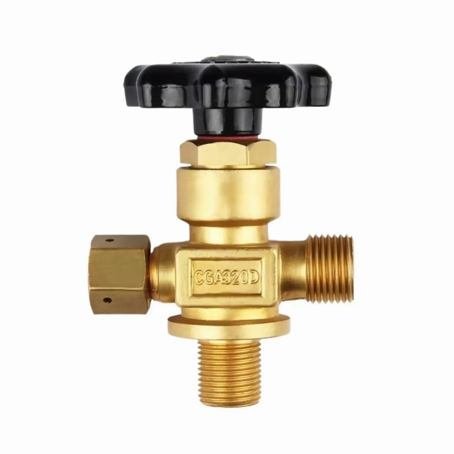 Válvula de cilindro CO2 latón CGA320 - Gas dióxido carbono