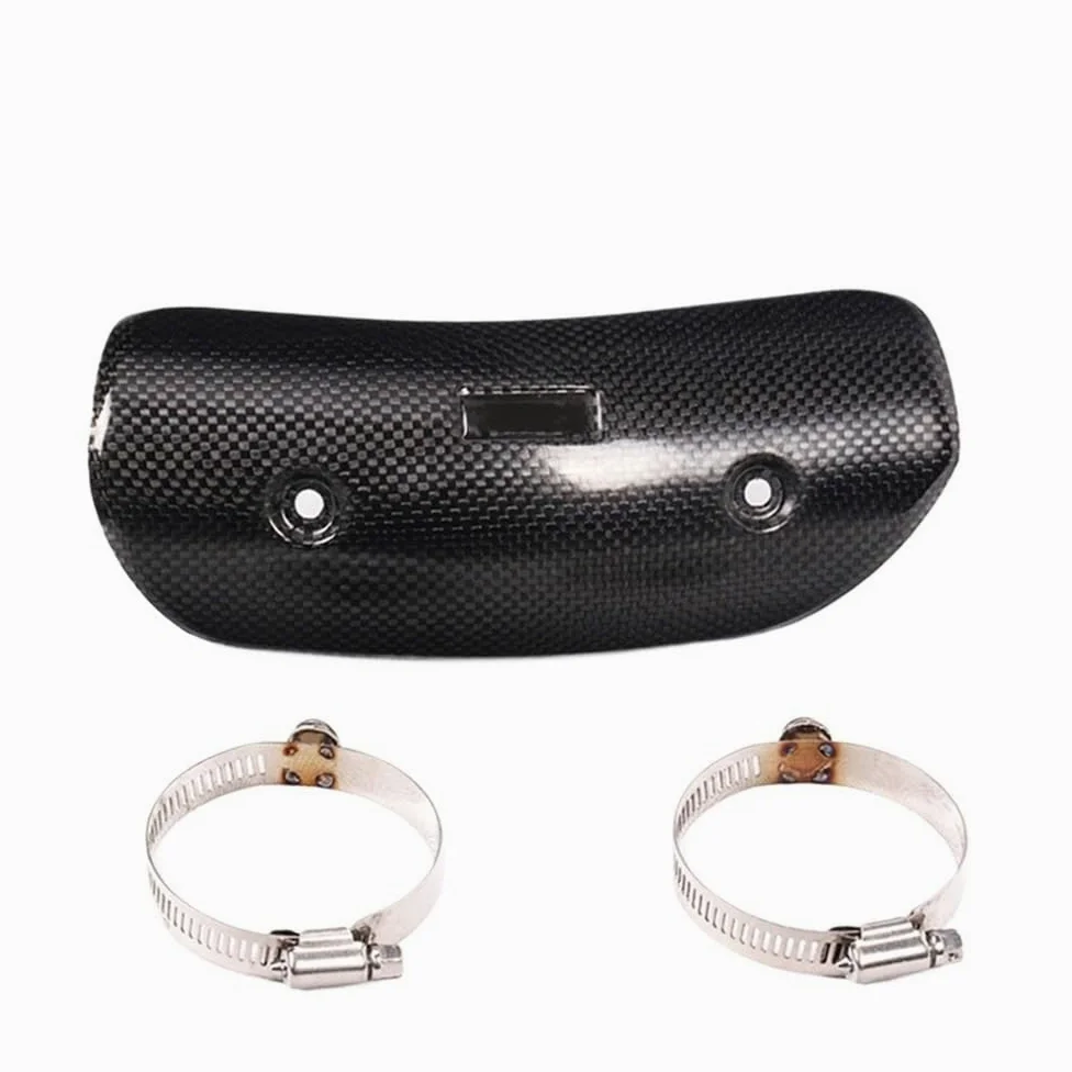 Deflectores Calor Escape Para Y&amaha Warrior 350 Raptor 660r Silenciador De Escape Para Motocicleta Tubo Medio Conectar Cubierta De Protección Térmica