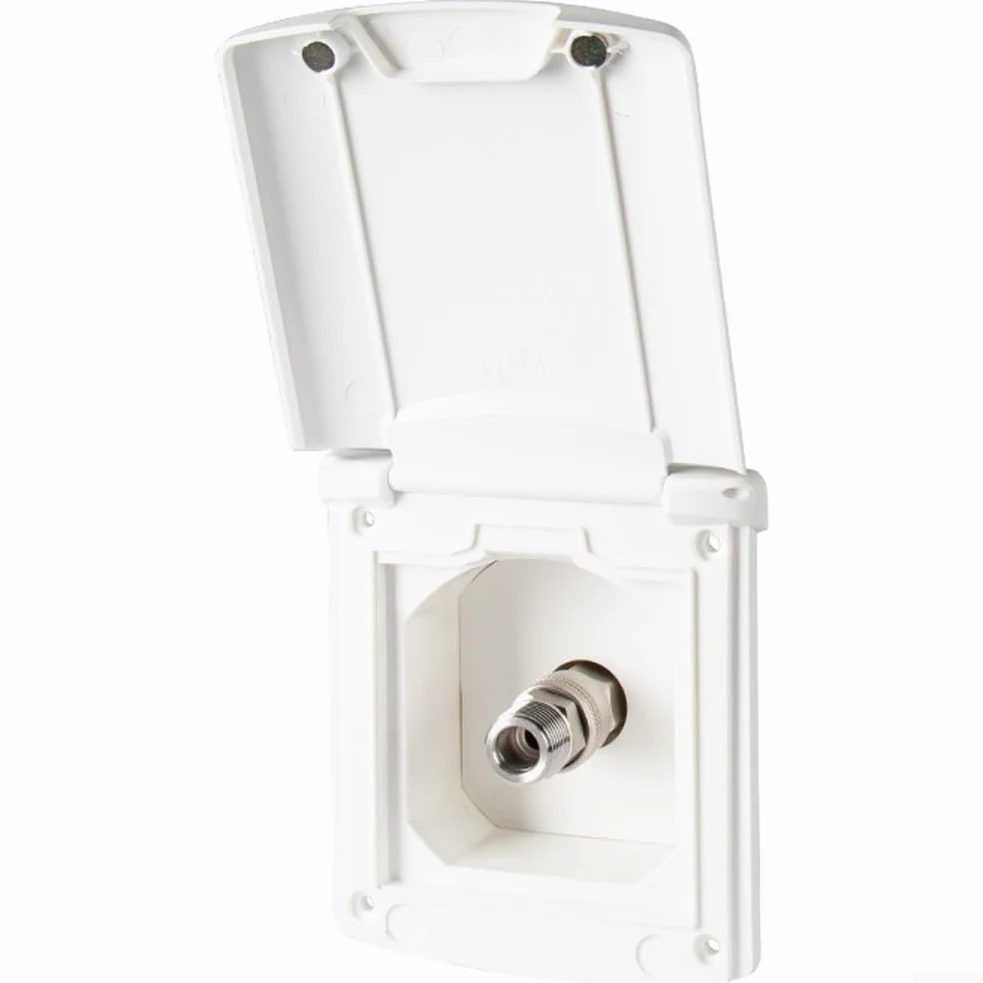Salida de llenado de agua RV con interfaz de conexión rápida, tapa magnética, diseño abatible de 180 grados y ventilación para un flujo constante (A)