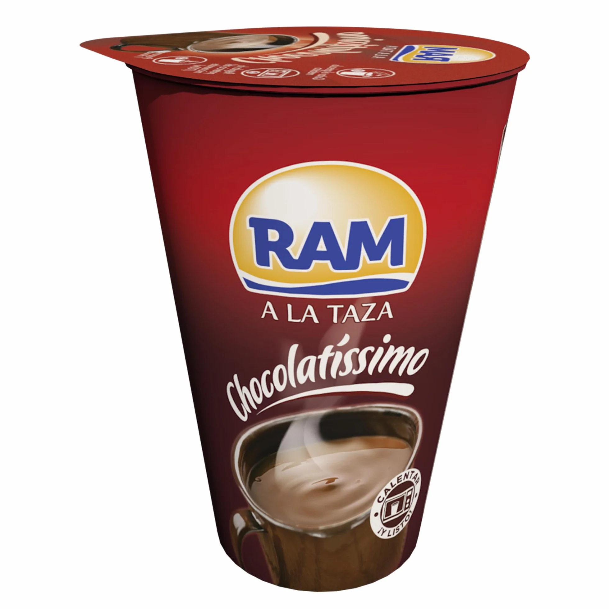 Chocolatíssimo Chocolate RAM vaso 200ml Caja 10 uds