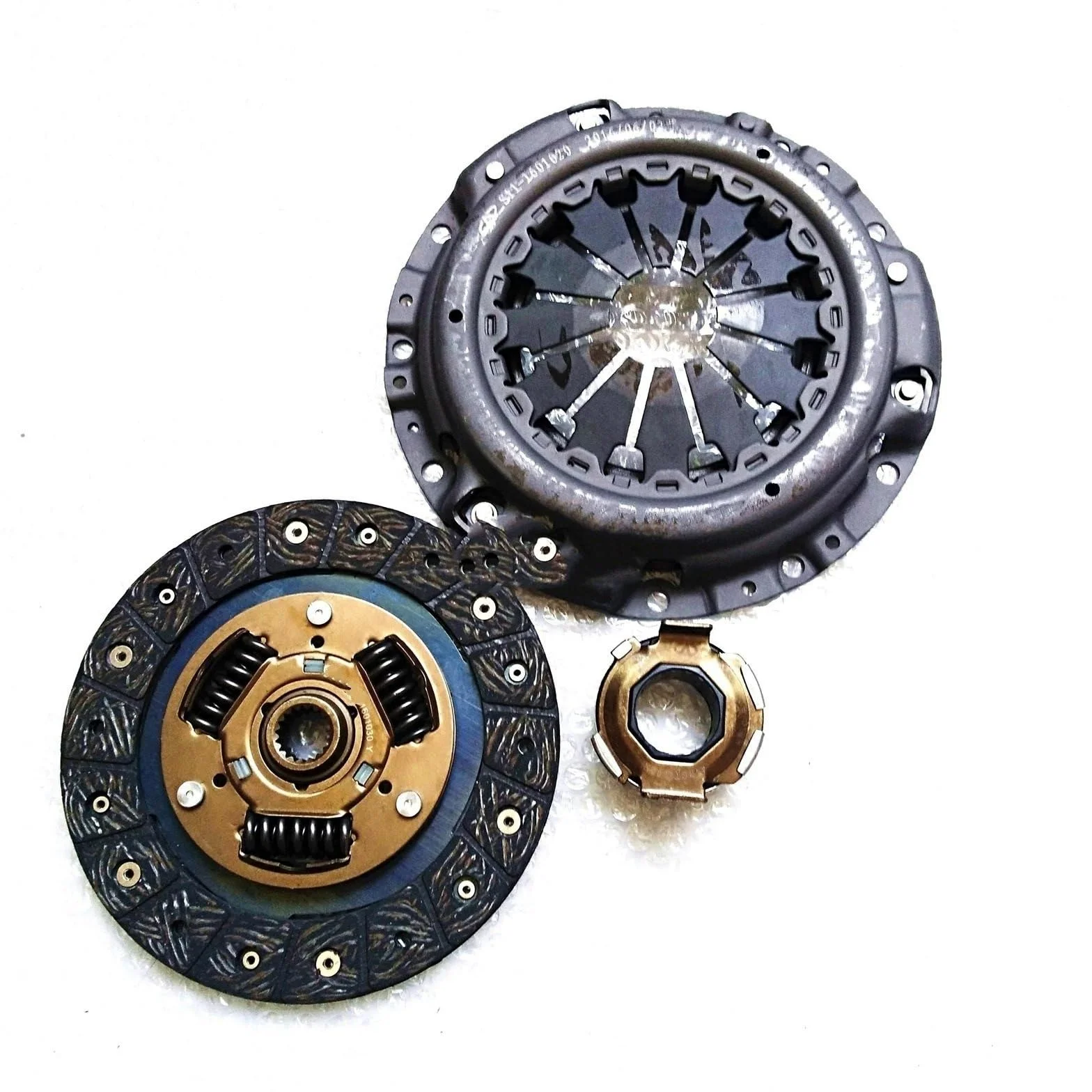 Sets para embrague para coche 1 juego de kit de embrague compatible con Chery QQ IQ SQR372 SQR472 0.8 1.1 Motor S11-1601030 S11-1601020 Guia Embrague