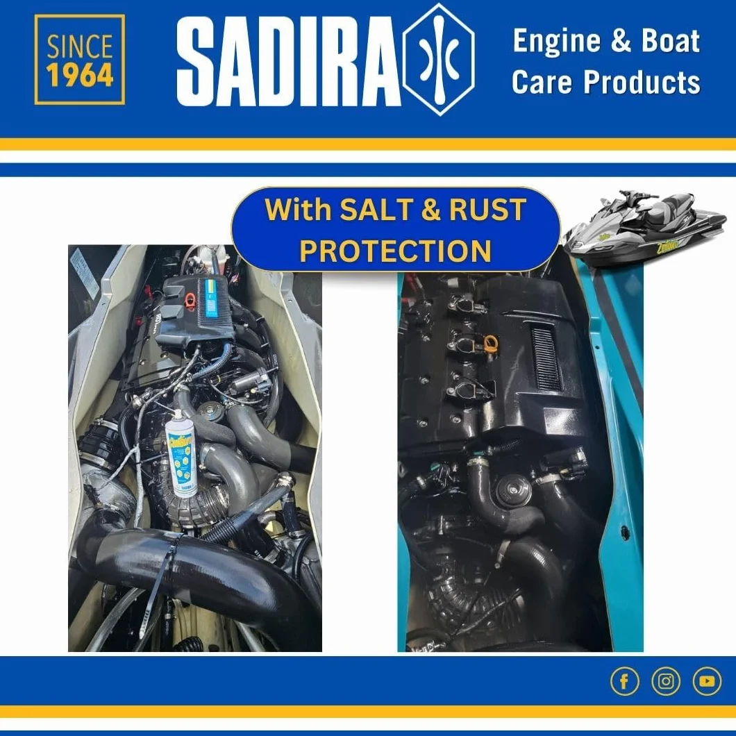 Sadira | Centauro Spray 300ml Neto - 405 CC | Lubricante para Motores y Equipos Marinos | Multiusos para Barcos, Coche, Moto. Protector contra óxido y salitre