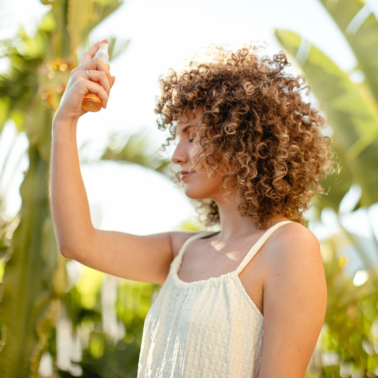 GISÈLE DENIS Protector Solar Térmico Capilar 100 ml Spray para Pelo Liso y Rizado con Vitamina E y Semilla de Uva