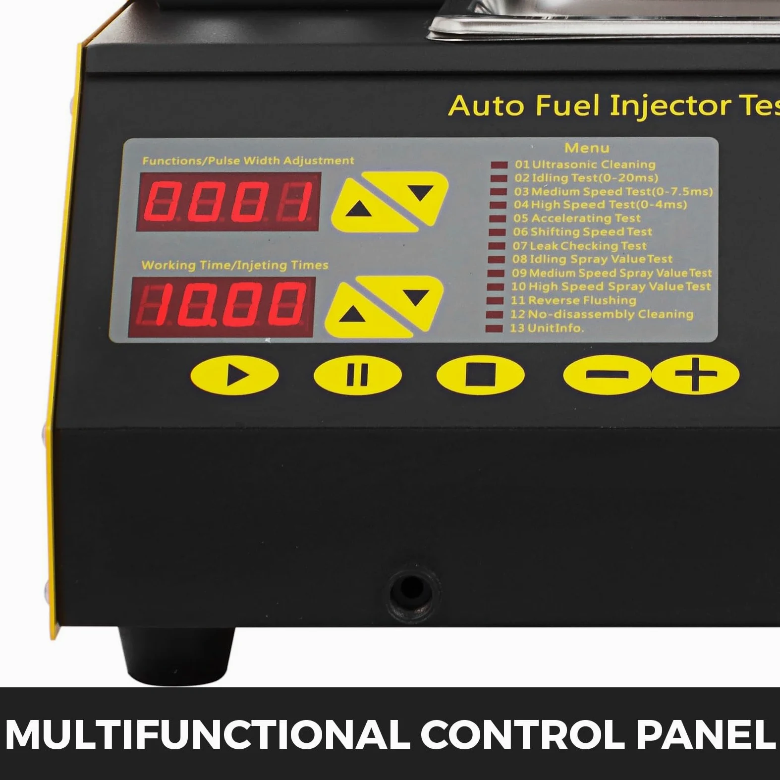 Limpiador de inyectores de combustible CT200, máquina de limpieza, 4/6 cilindros, herramientas limpiadoras de inyectores de ondas ultrasónicas for coche y motocicleta
