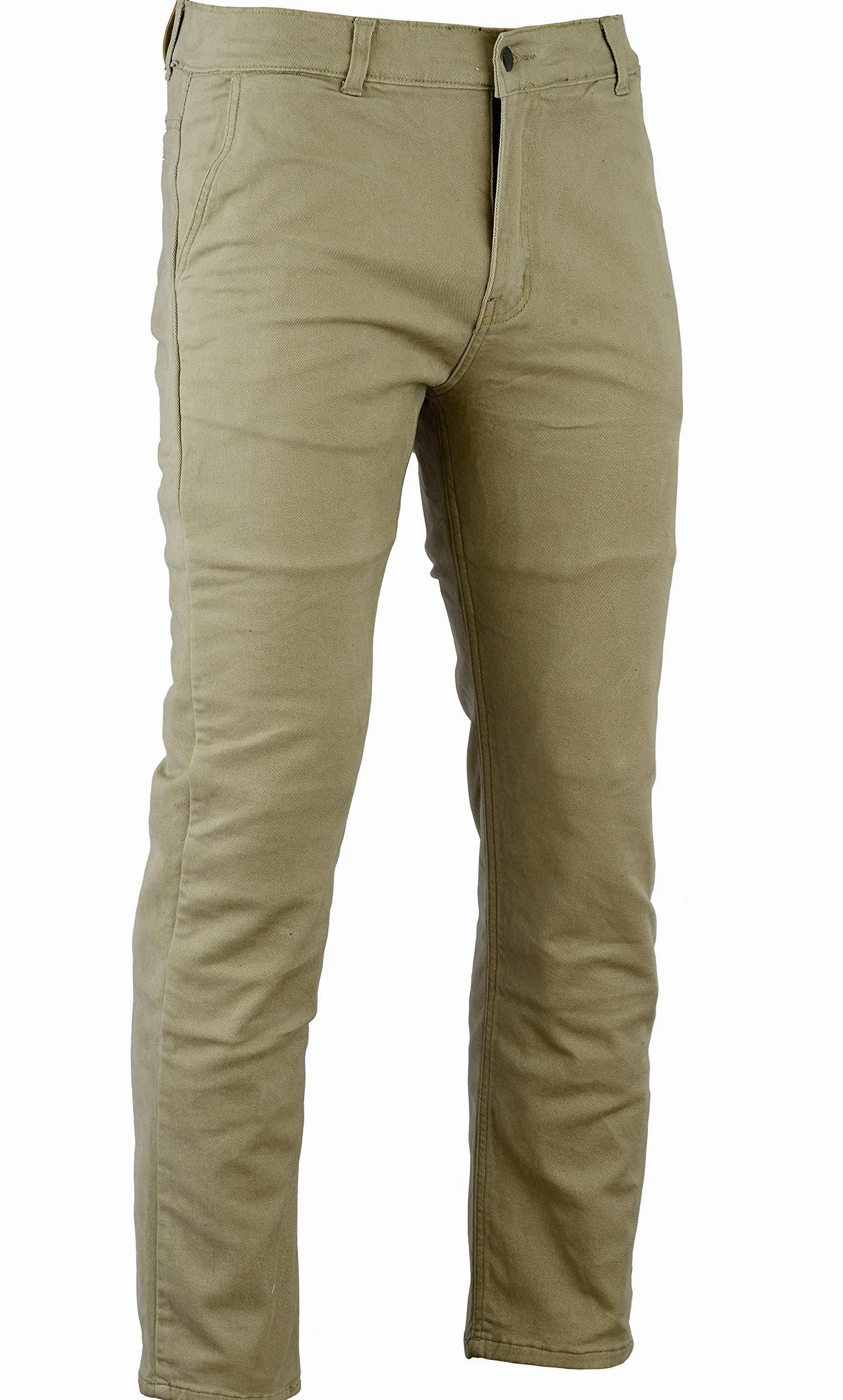 Bikers Gear Australia - Vaqueros de Motocicleta Modernos Estilo Chino con Forro Kevlar, con protección CE 1621-1
