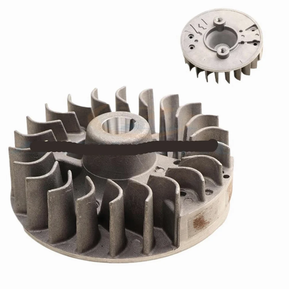 Volante de inercia para césped Compatible con Modelos de Motor de Gasolina de 4 Tiempos de 47 CC y 49 CC