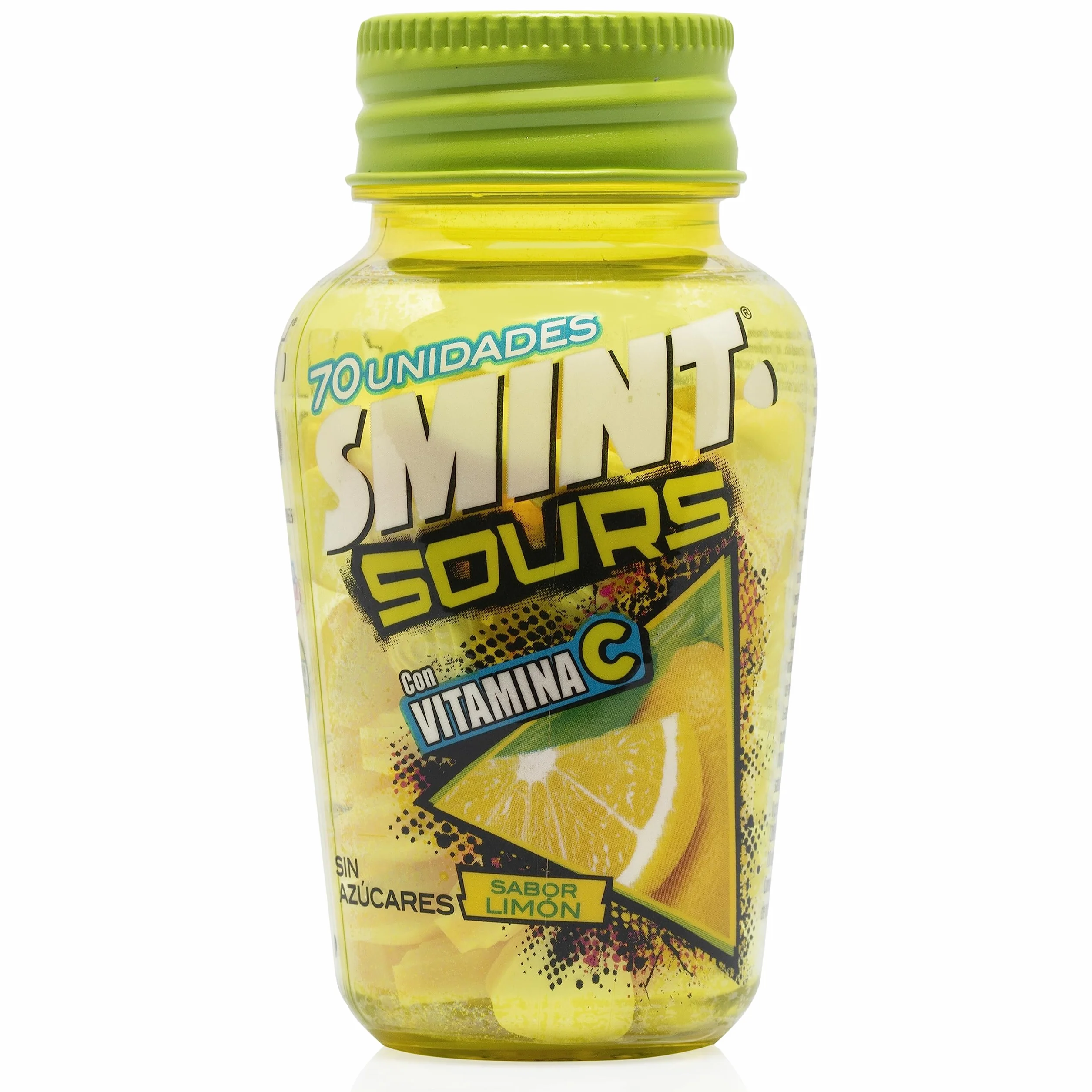 Smint Sours Limón Caramelo Comprimido Sin Azúcar 6 x 49 g 294 g