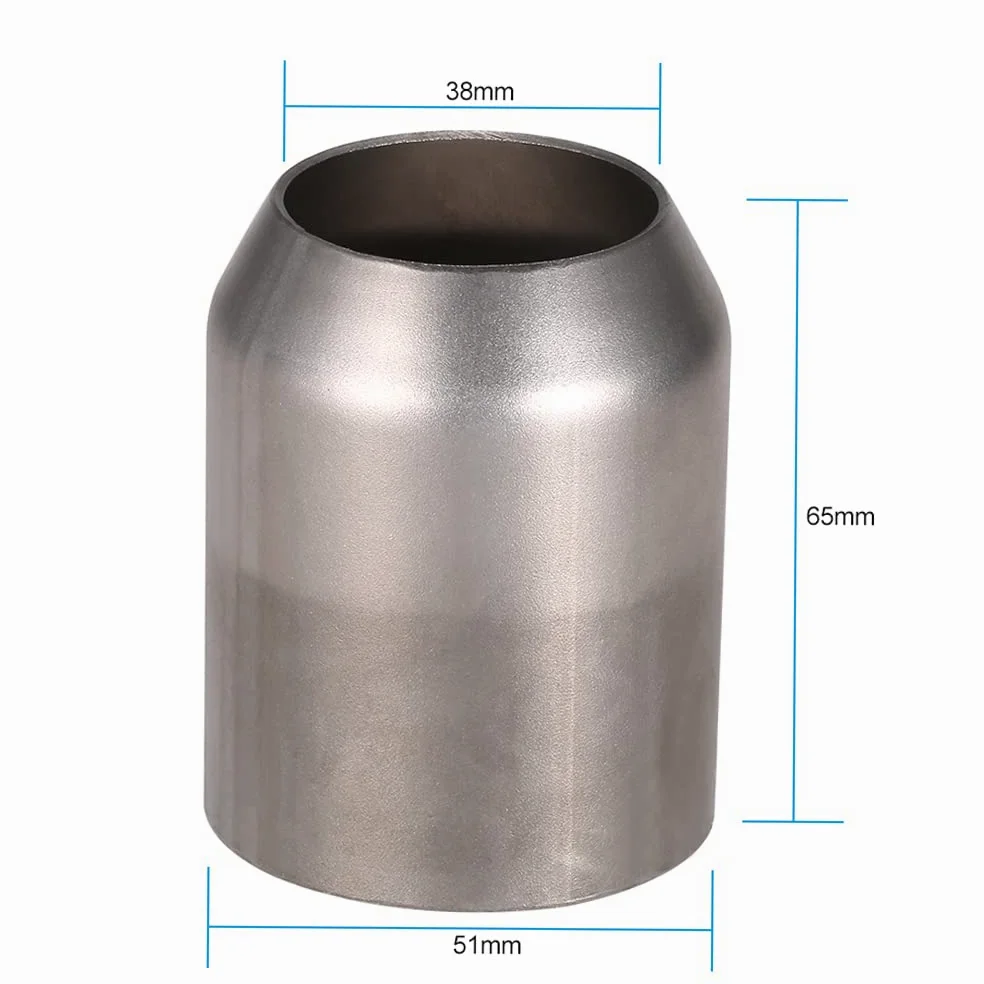 Shkalacar 38-51mm Silenciador de Escape Moto, Tubo de Escape Universal, Hexágono Reemplace con Ajuste para Motocicletas ATV