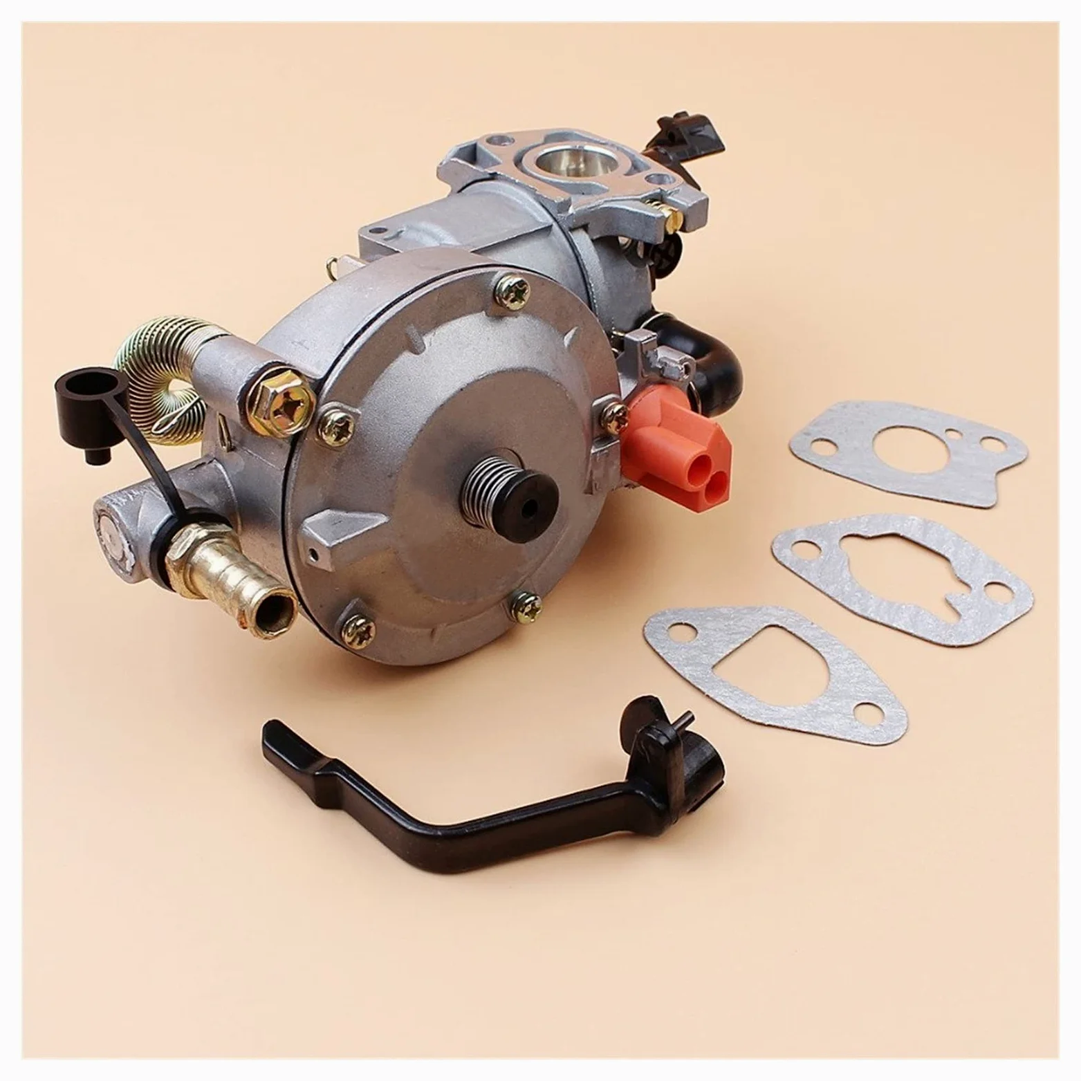 Carburadores Conversión Combustible Dual para Carburador, Generador para GX160 GX200 168F 170F 2KW 3KW para GLP para Gasolina CNG Carburador Combustible Dual Conjunto Carburador