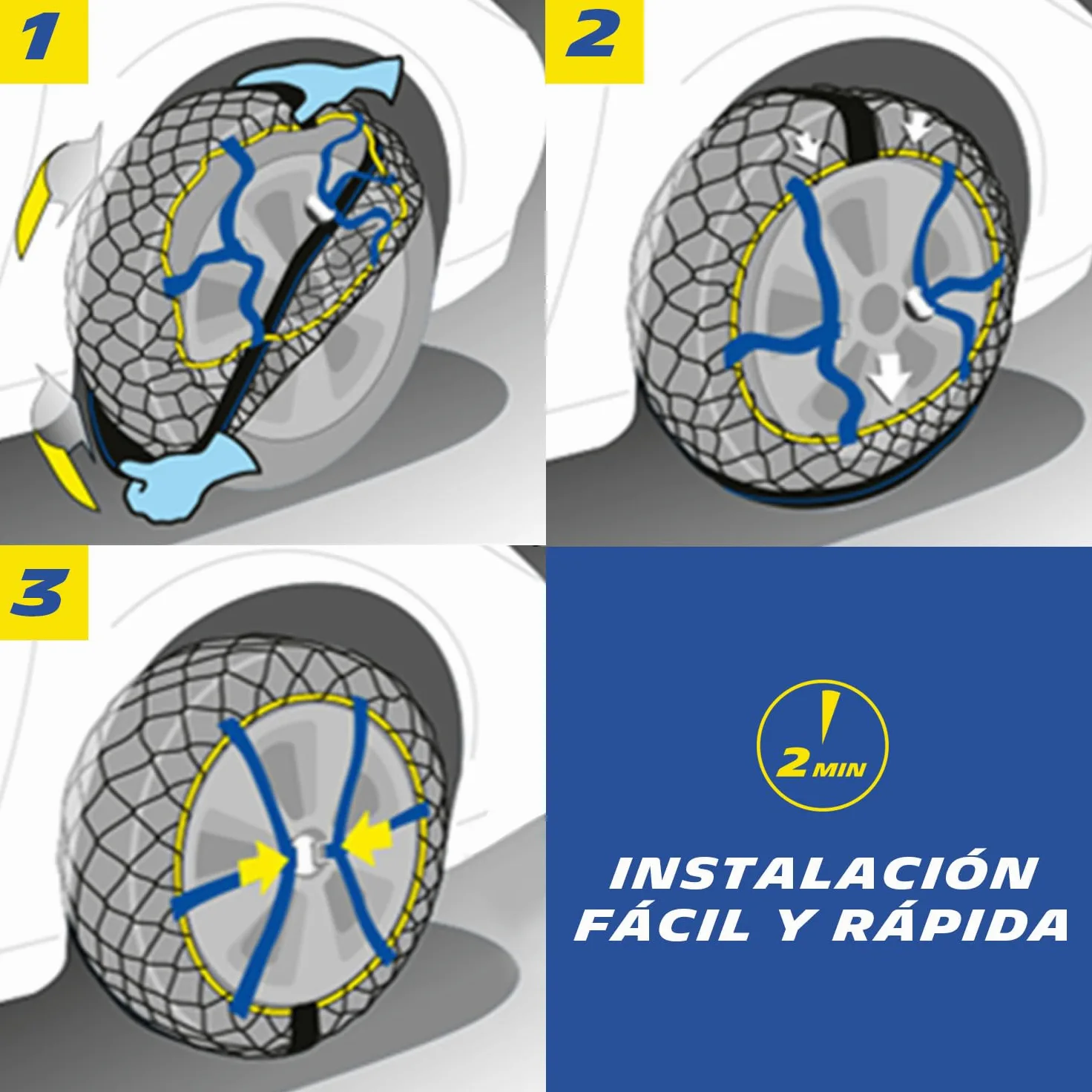 Michelin Cadenas Nieve Easy Grip Evolution 13