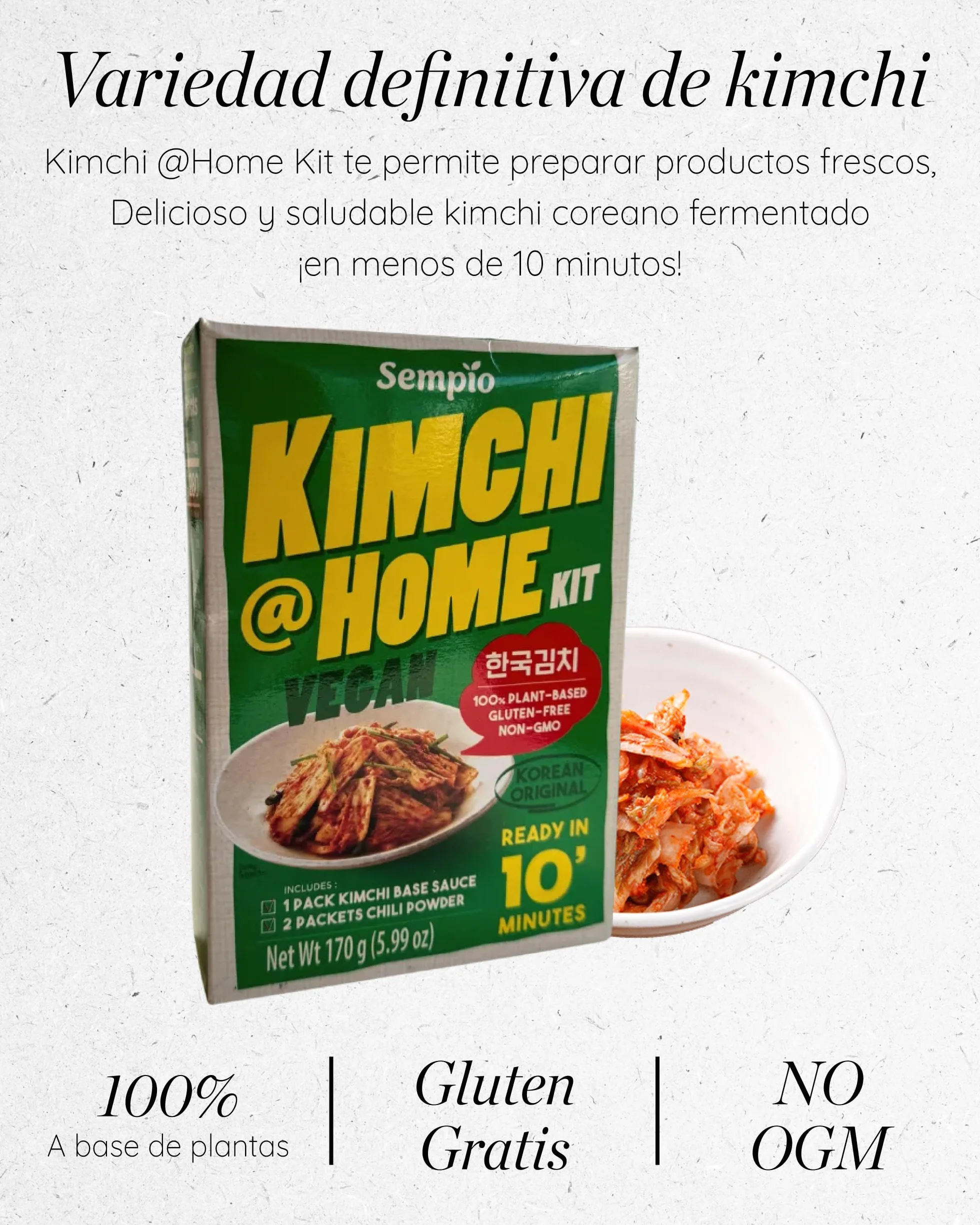 SEMPIO Set de kimchi en casa 170 g