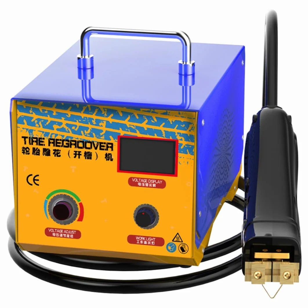 Máquina eléctrica de recuperación de neumáticos con medidor de profundidad ajustable para mejorar la tracción y el agarre en vehículos todo terreno