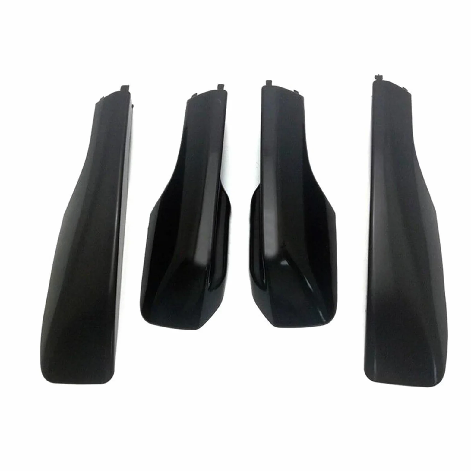 Bacas Personalizadas Riel para Portaequipajes De Techo 4 Uds. ABS Automotores Accesorios Exteriores Coche Negros para Toyota para RAV4 2001-2006