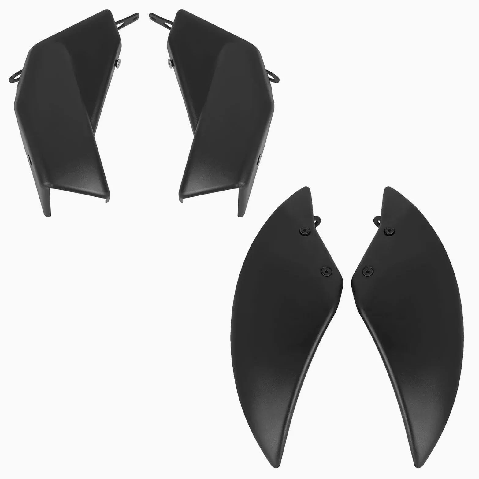 Conducto de aire Conducto Aire Freno Delantero Para T-MAX560 XP560E XP560 E | Kit de refrigeración de pinza de freno, conductos de aire, enfriador de disco delantero de motocicleta(Gloss black)