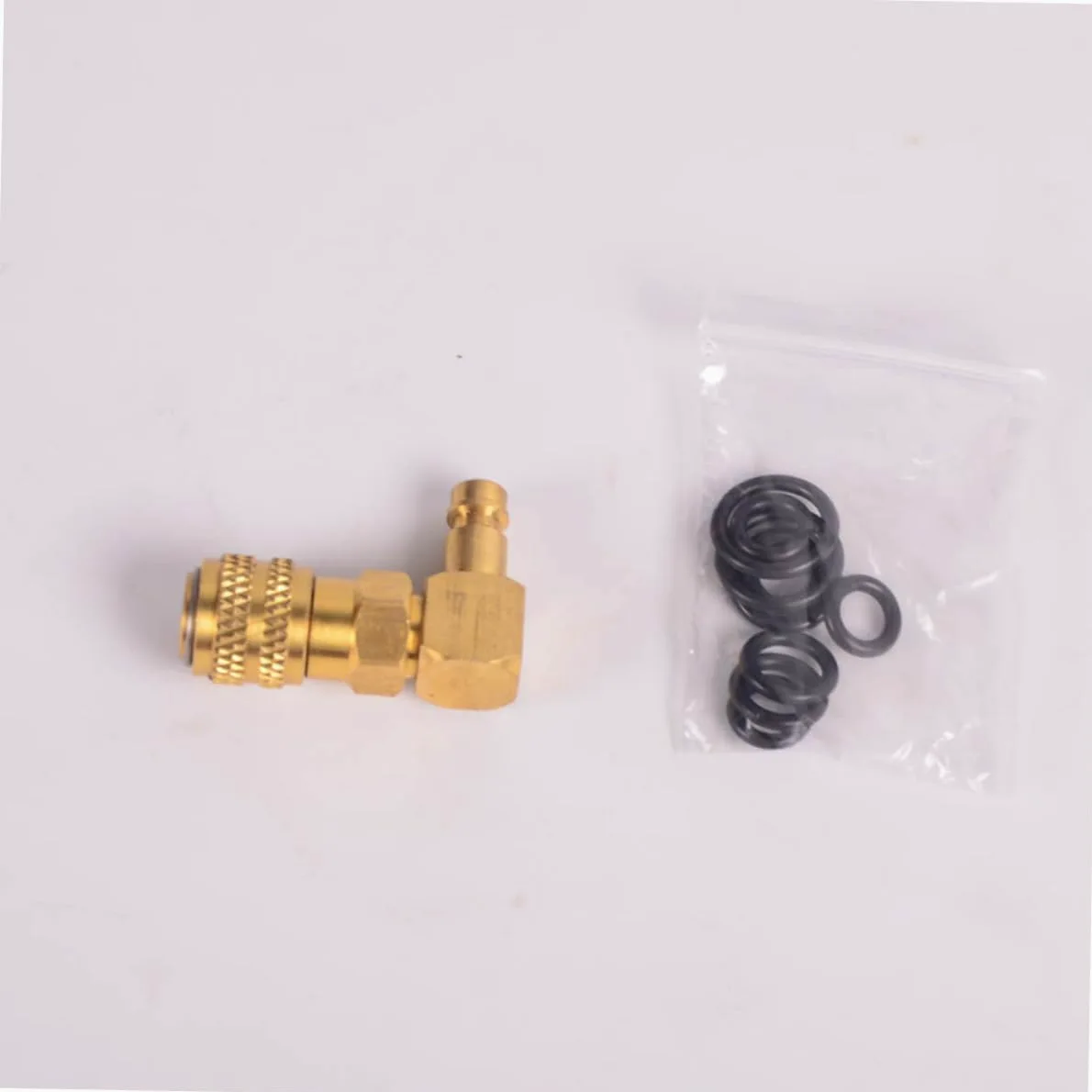Mikinona Kit De Manómetro De Presión De Aceite para Motores con Adaptador De 90 Grados