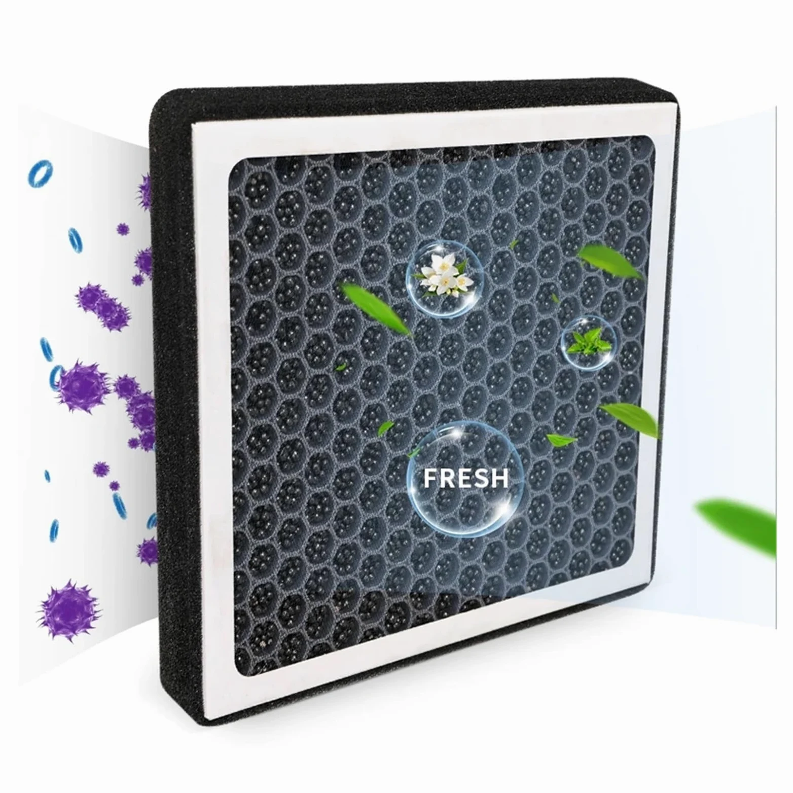 Filtro De Aire De Cabina Compatible Con Ford Ranger, Filtro De Aire Acondicionado De Carbón Activado Con Fragancia Para Purificar El Habitáculo Filtro de Polen Biofuncional Habitáculo Antipolen