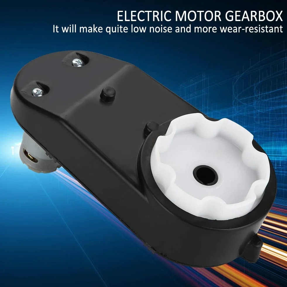 Caja de engranajes con motor 6V / 12V, motor eléctrico RS390 Caja de engranajes 6V / 12V 12000-20000RPM para autos eléctricos y motocicletas RS390 de alta velocidad para niños (12V 20000RPM)
