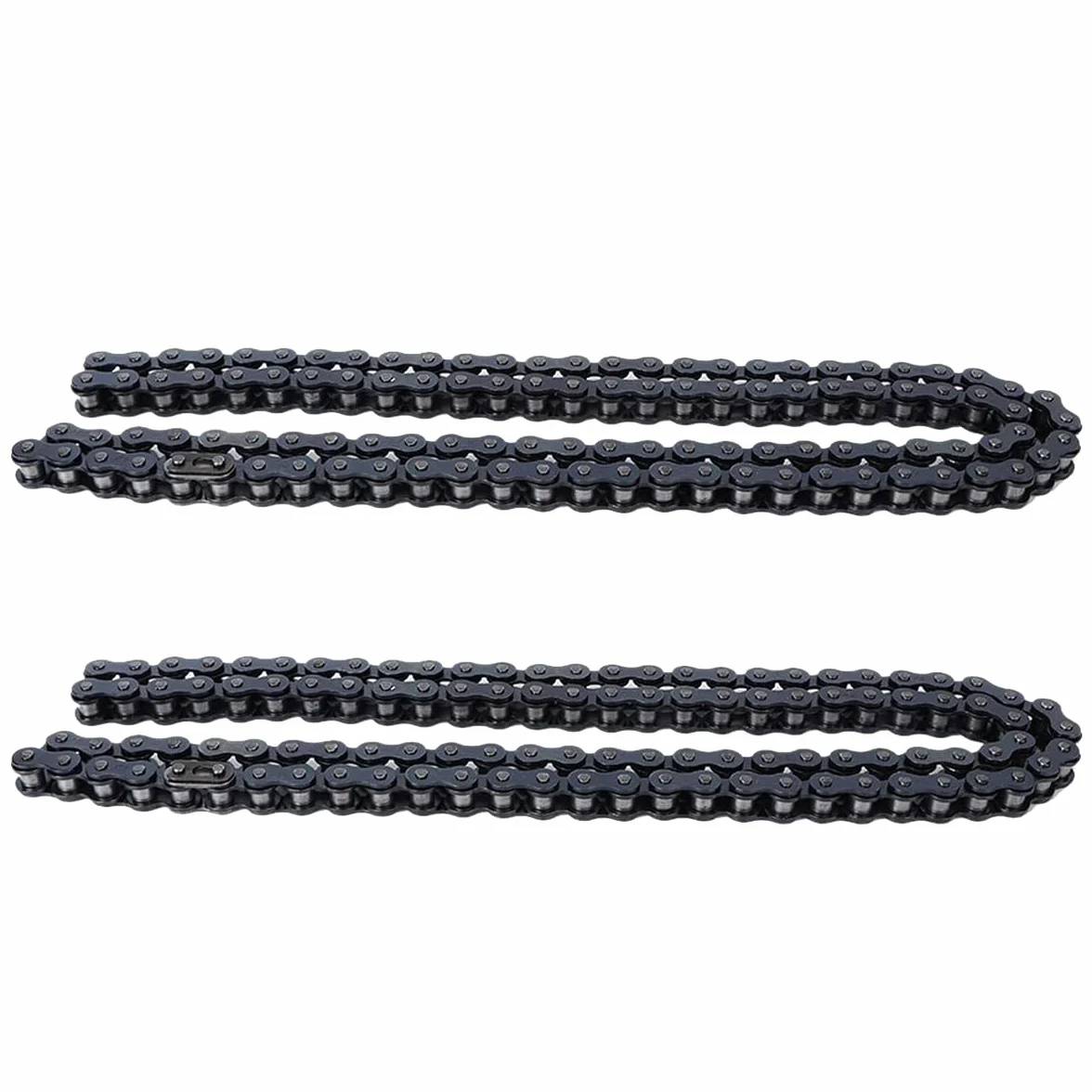 Cadena 428 108 izquierda de repuesto para 50cc, 110cc, 125cc, 250cc, ATV, Quad, Pit Dirt Bike, Go Kart, cadena de metal para motocicleta, negra, 0,786 g