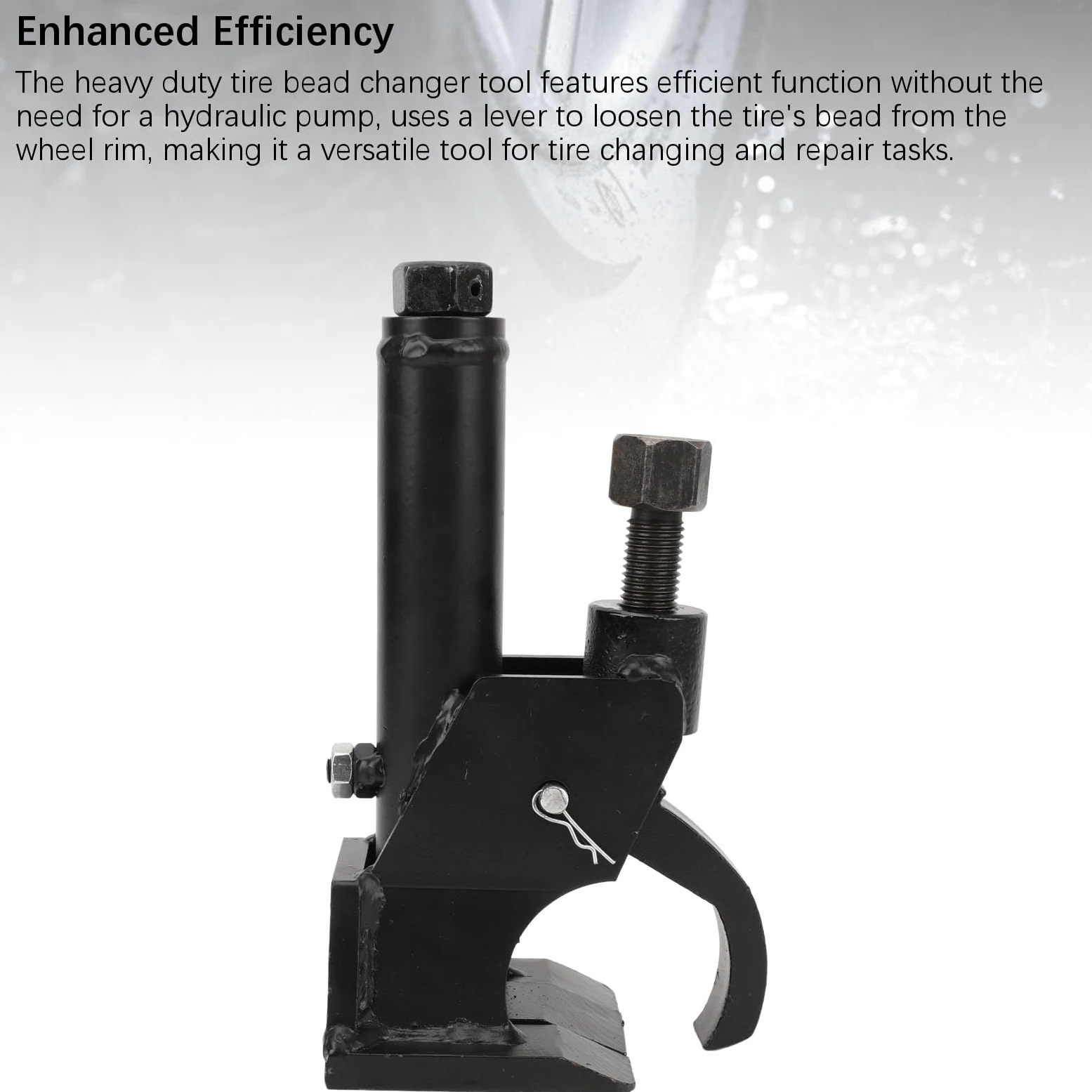 TOPINCN Rompetalones de Neumáticos Manual Portátil, Herramienta de Reparación Eficiente y Duradera para Tractores, Camiones, SUV, Coches, 1 Unidad