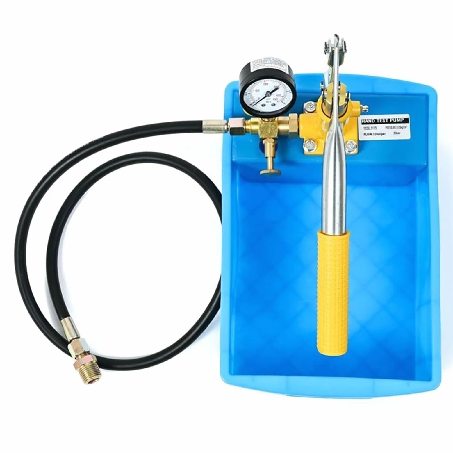 Bomba de Prueba, Bomba De Prueba Presión Manual Para Pruebas Tuberías Plomería | Detección Fugas, Agua, Calefacción Por Suelo Radiante