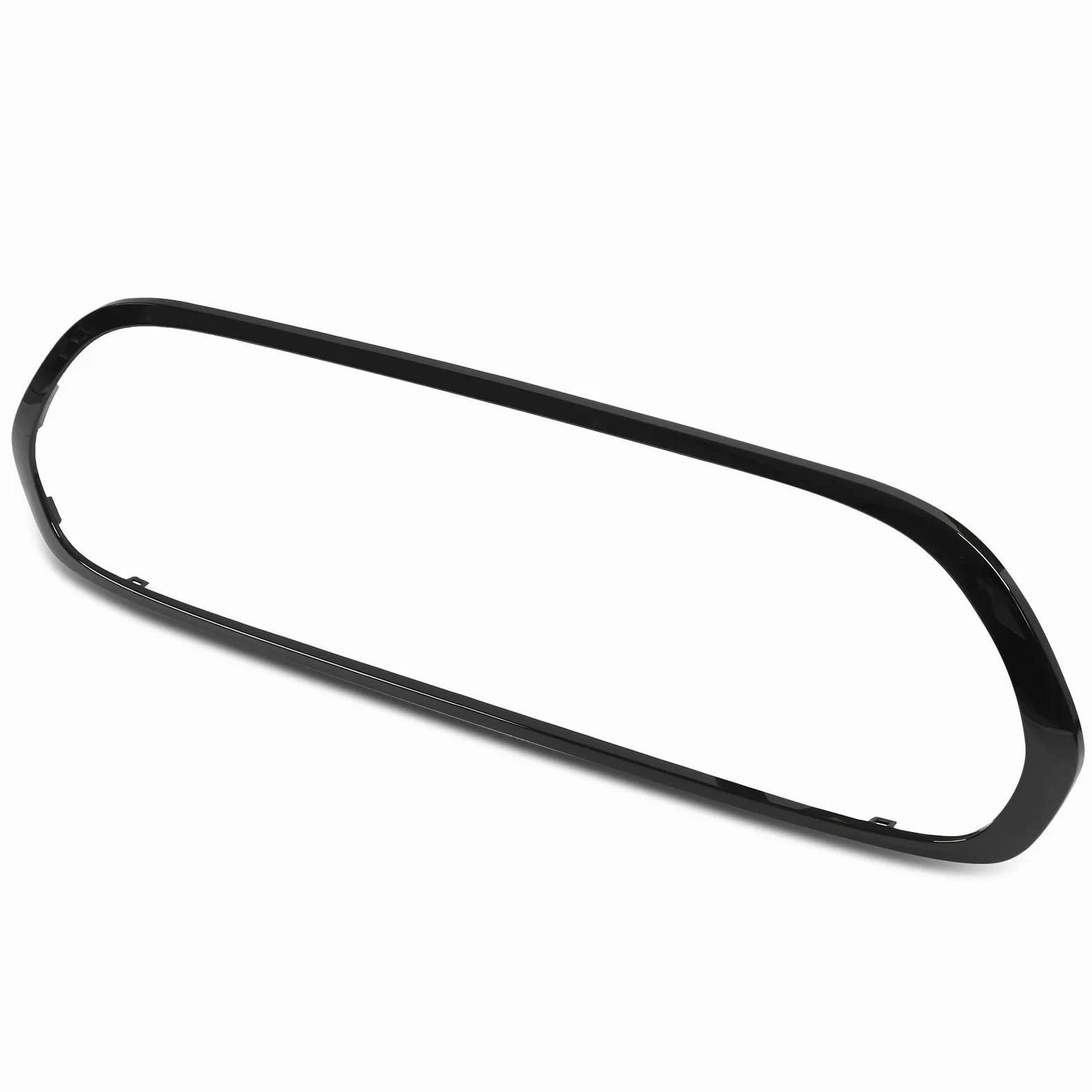 Fydun Entorno de la Parrilla Delantera Embellecedores de la Cubierta de la Moldura Envolvente de la Parrilla en Negro Brillante Reemplazo para Mini F55 F56 F57 One S JCW 2014+