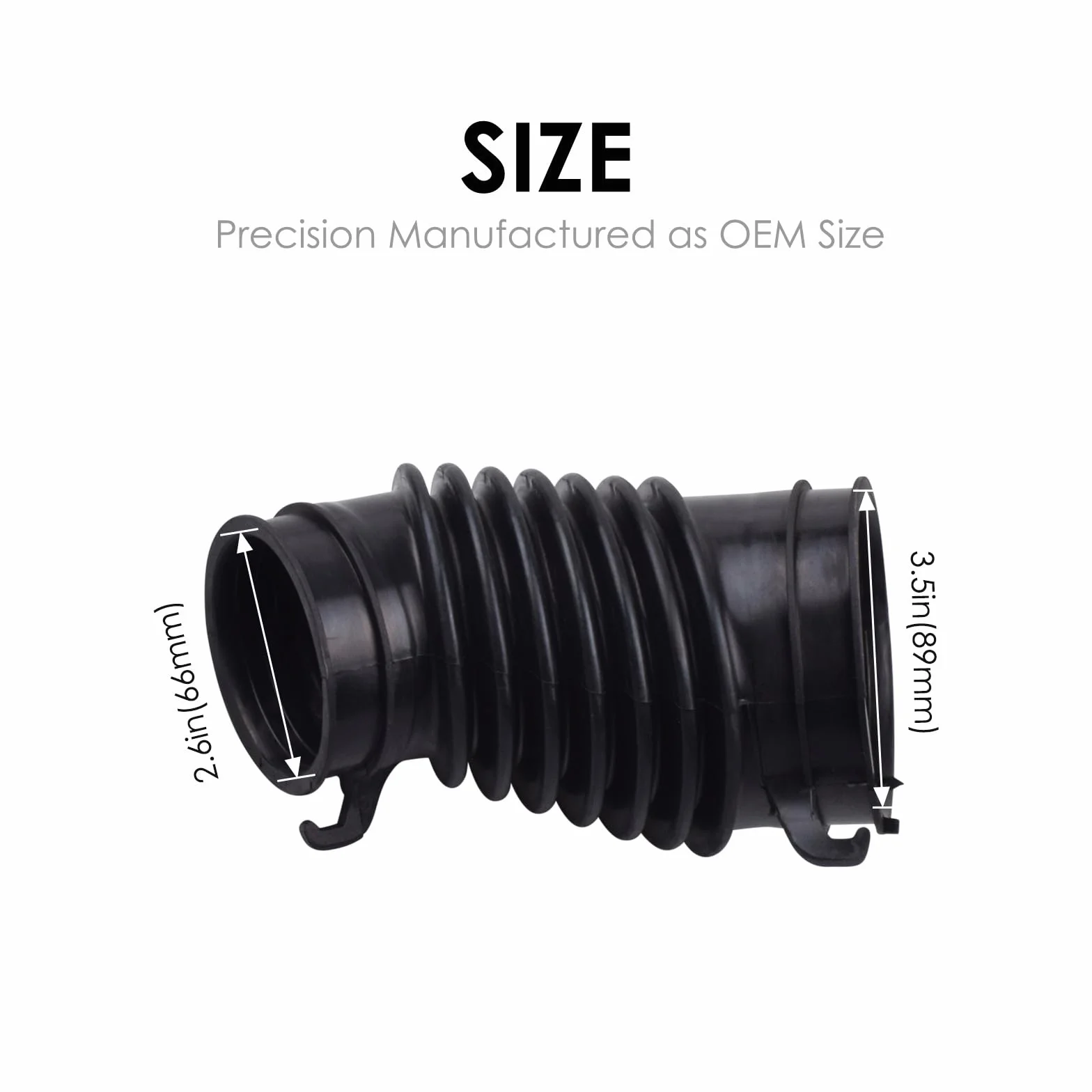 Manguera de admisión de aire de la caja de aire al turbo (17228R5ZG01, 17228R5ZG02) para diésel Honda CR-V 1.6 (2013-2018)