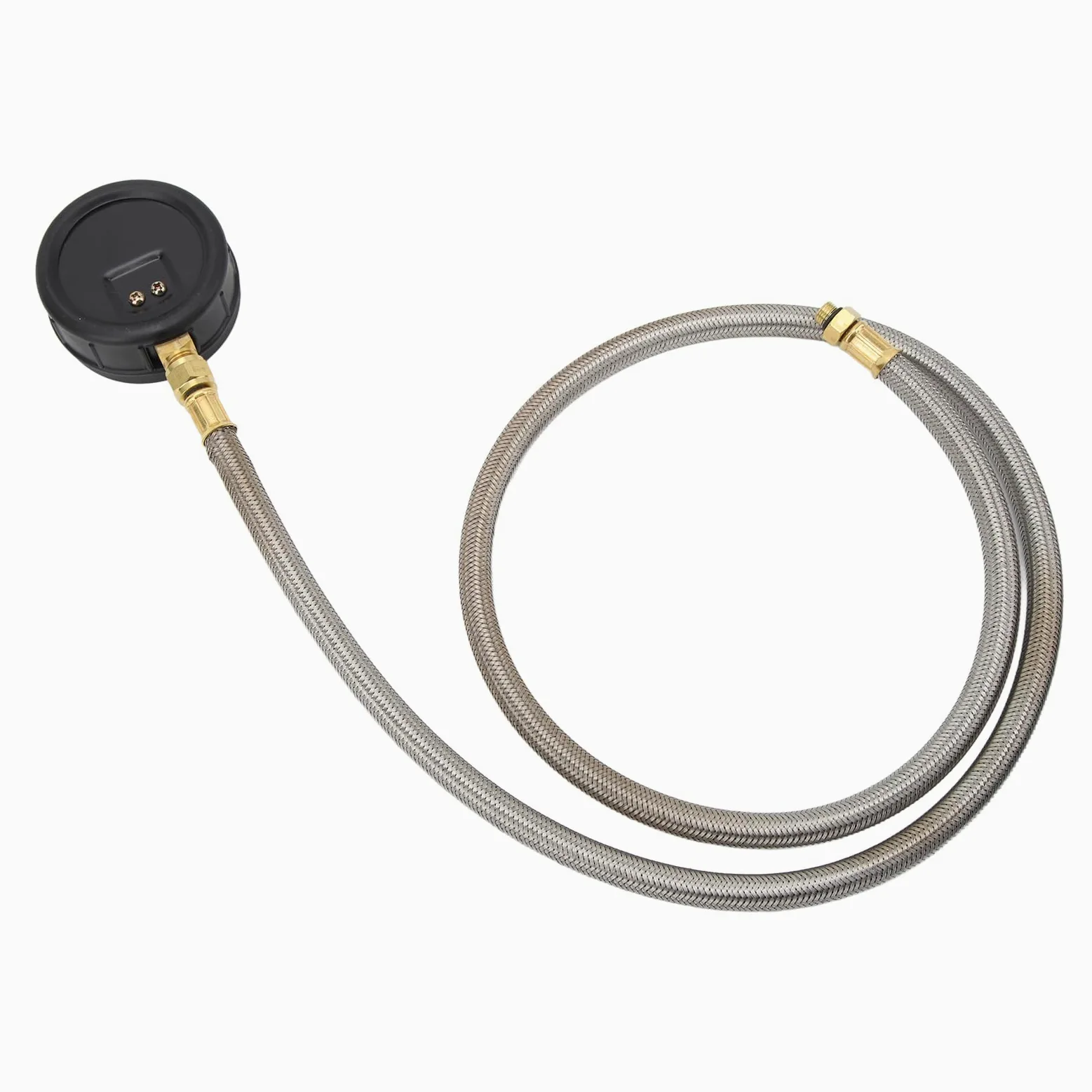Herramienta de prueba de presión de aceite con 15 adaptadores Escala de calibre de 0 a 150 psi Kit de probador de presión de tubo flexible Universal para vehículos