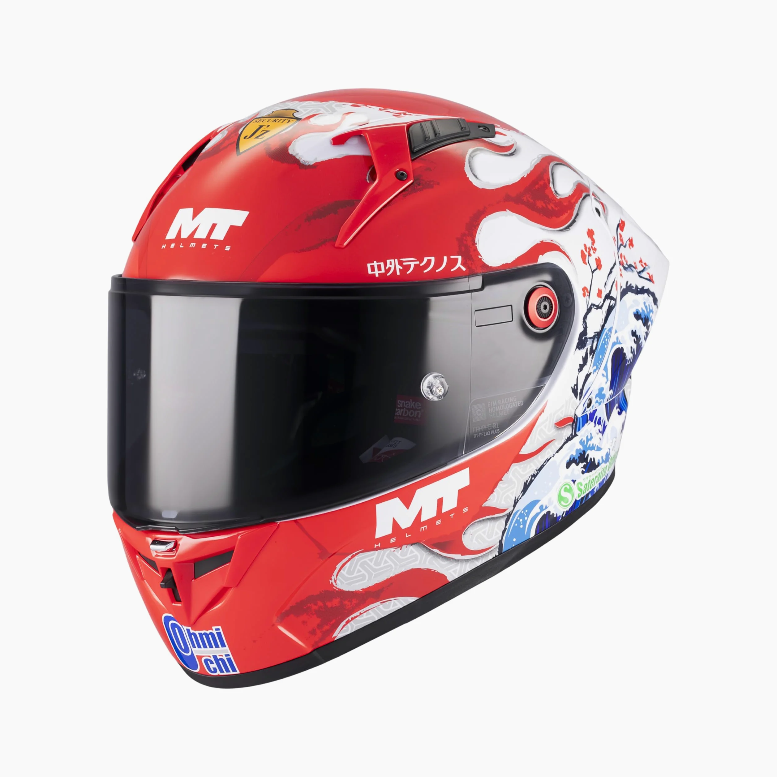 MT HELMETS KRE+ S – Casco Moto Integral de Competición en Fibra de Carbono con Pantalla MT-V-29, Cierre Doble D, EPS Multidensidad y Homologación FIM/ECE 22.06 / DOT
