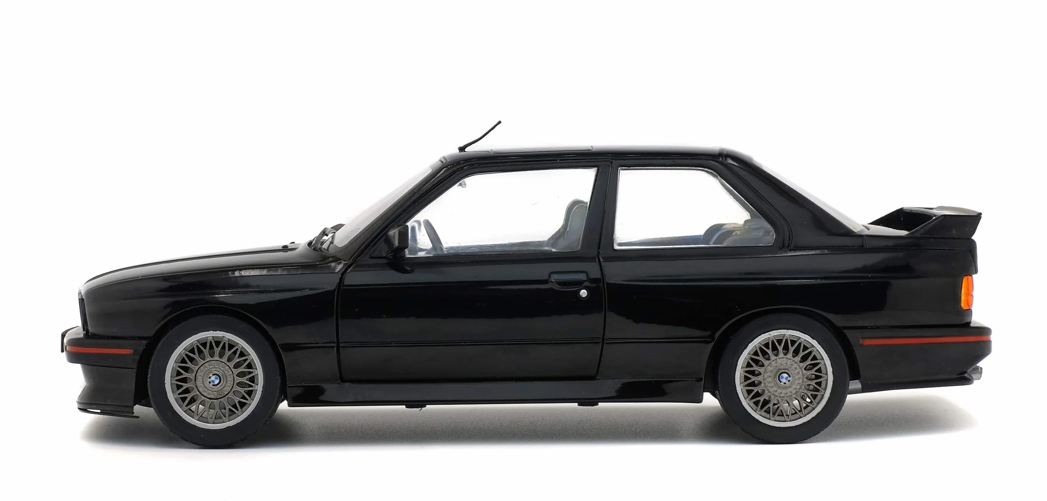Solido- BMW – M3 E30 – 1990 Aucun Coche en Miniatura de colección, Color Negro, Talla única (S1801501)