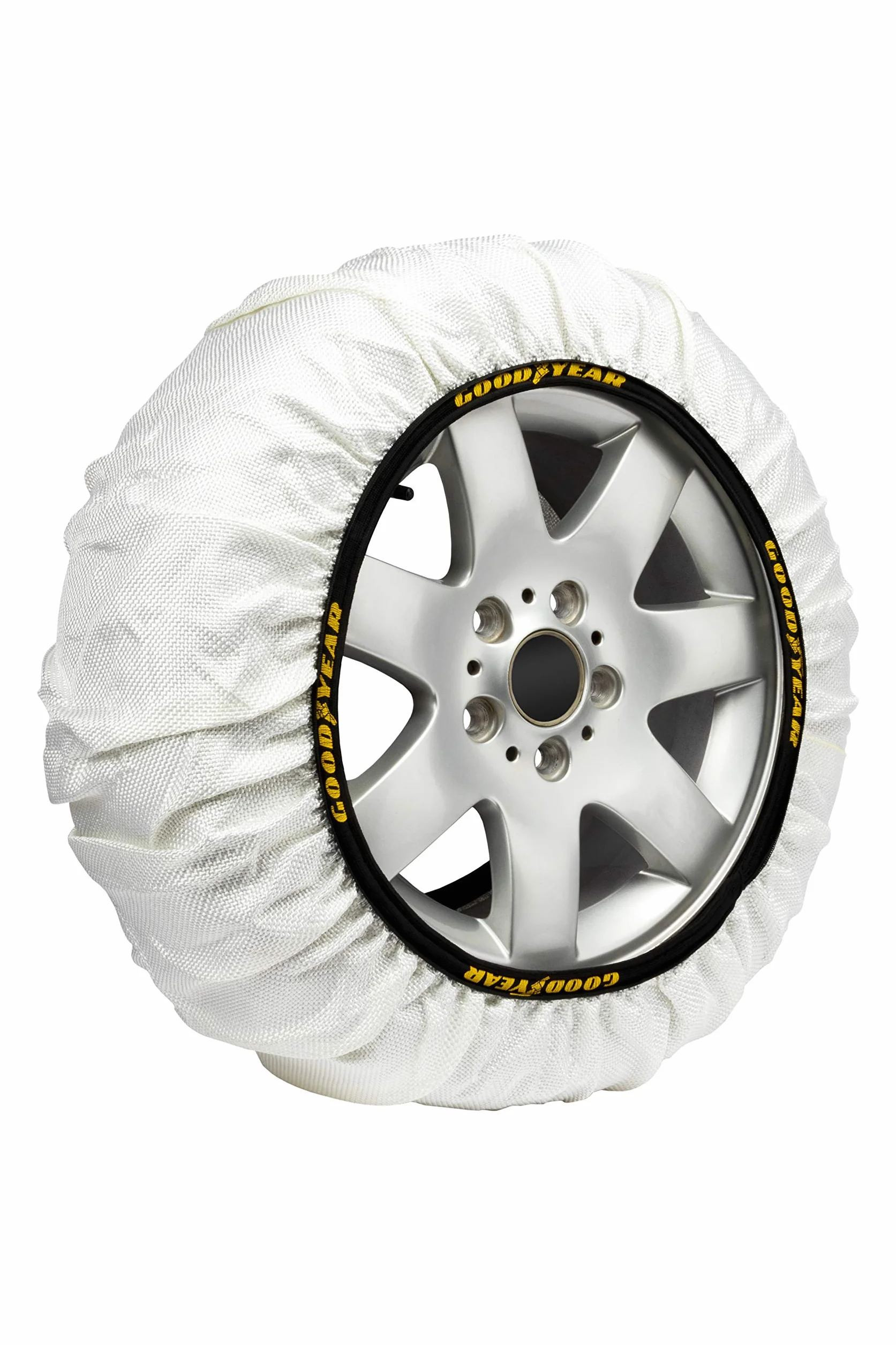 Goodyear Juego de 2 Cadenas de Nieve Textiles para Coche Goodyear Snow & Road Talla L
