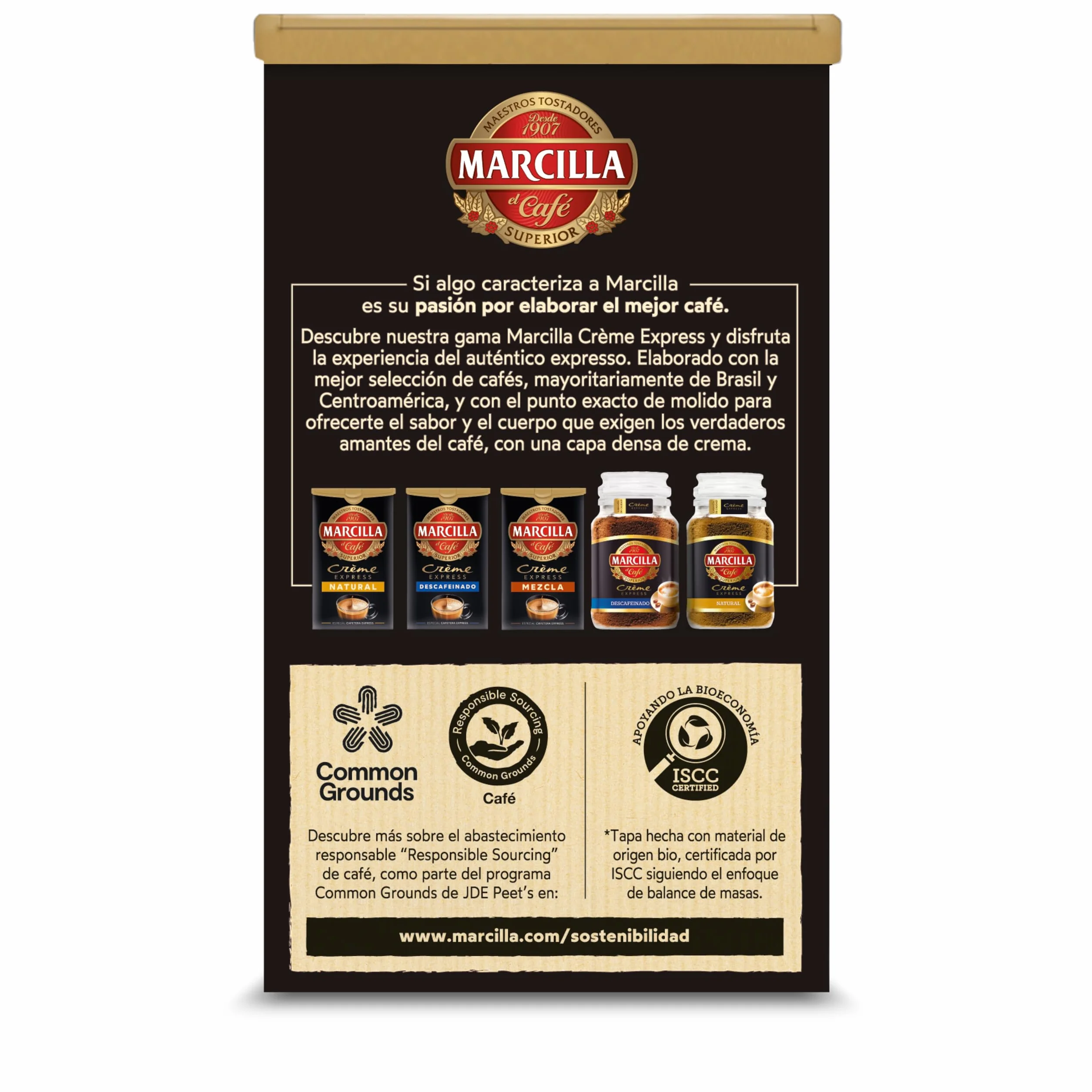Marcilla Café Molido Crème Express Natural 250g