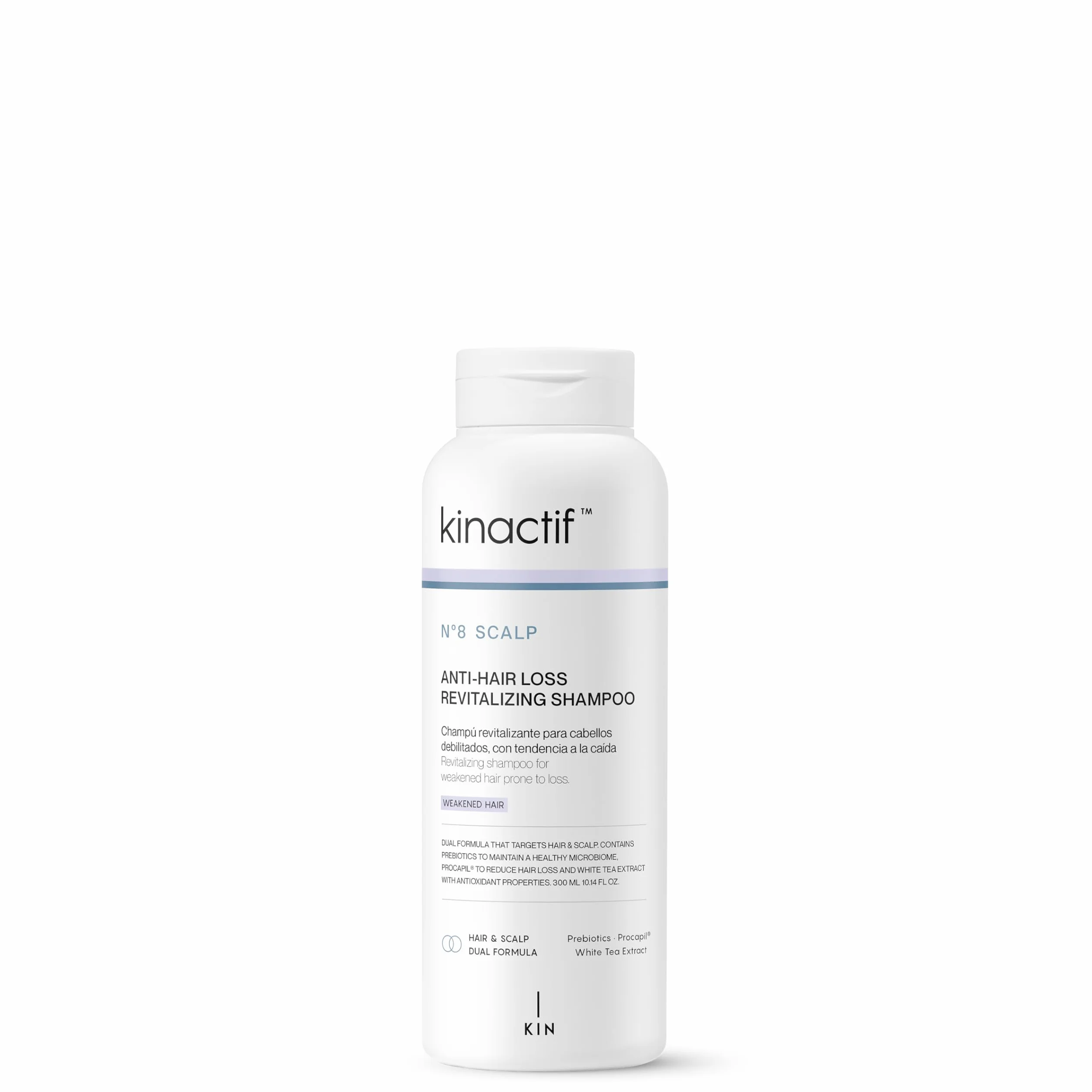 KINACTIF Nº8 SCALP Anti-hair Loss Revitalizing Shampoo 300 ml KIN Cosmetics