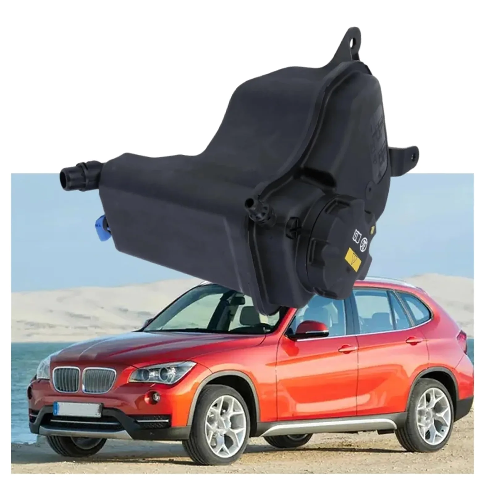 para BMW F07 F10 F18 F06 F12 F13 F01 F02 N55 17137647283 17117639021 Depósito de expansión con Tapa de refrigerante