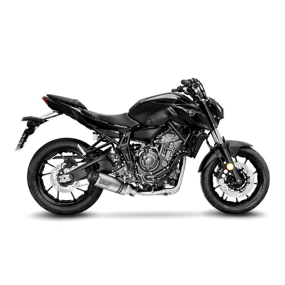 SBK LV ONE EVO 2/1 YAMAHA MT-07 INOX con catalizador
