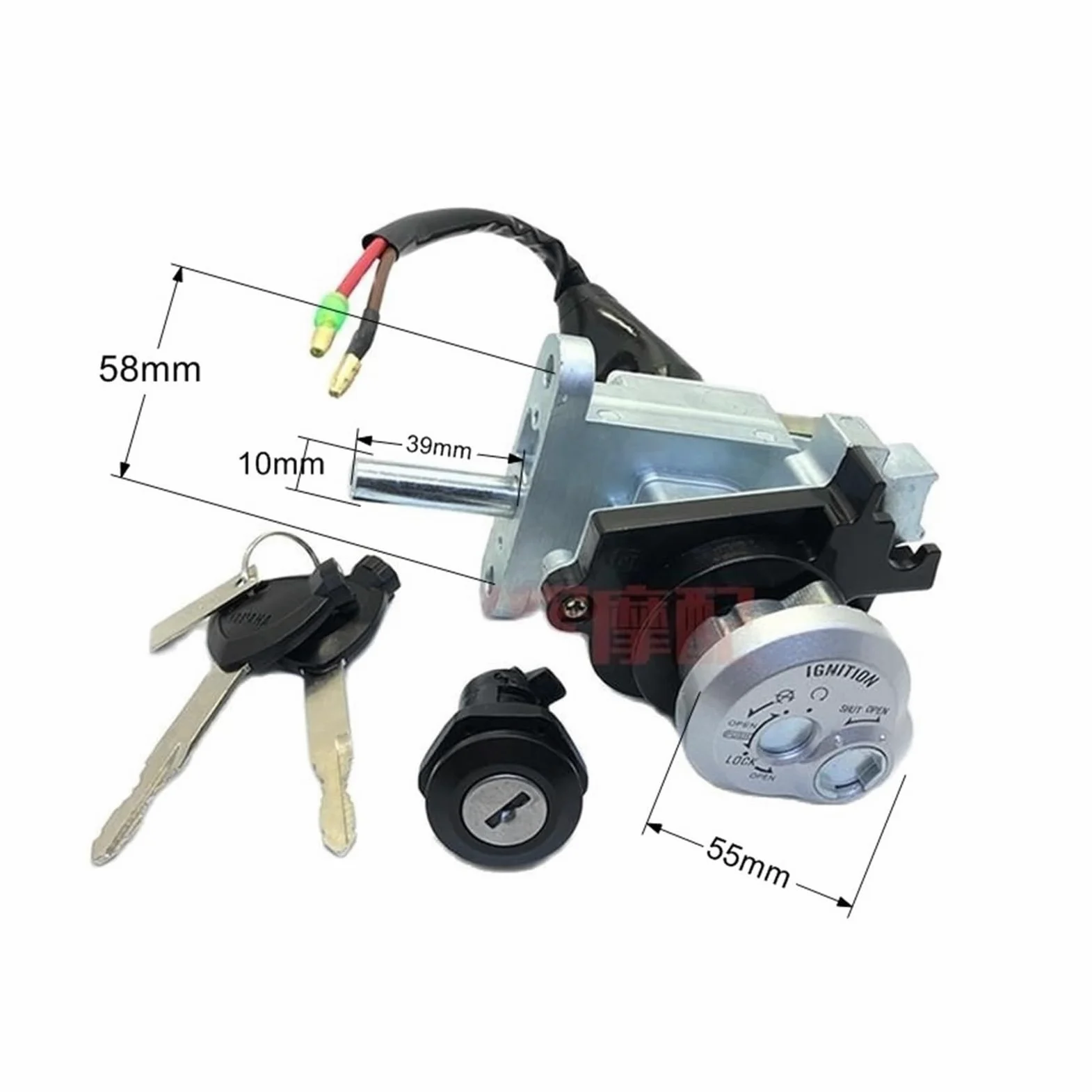 Ajuste Para Yamaha CYGNUS Z 125 XA125, Pieza De Repuesto Para Patinete, Juego Interruptor Llave Encendido, Bloqueo Asiento Cerradura de encendido con llaveJuego