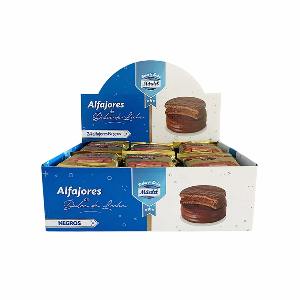 Mardel Alfajores Chocolate Negro 24 Unidades