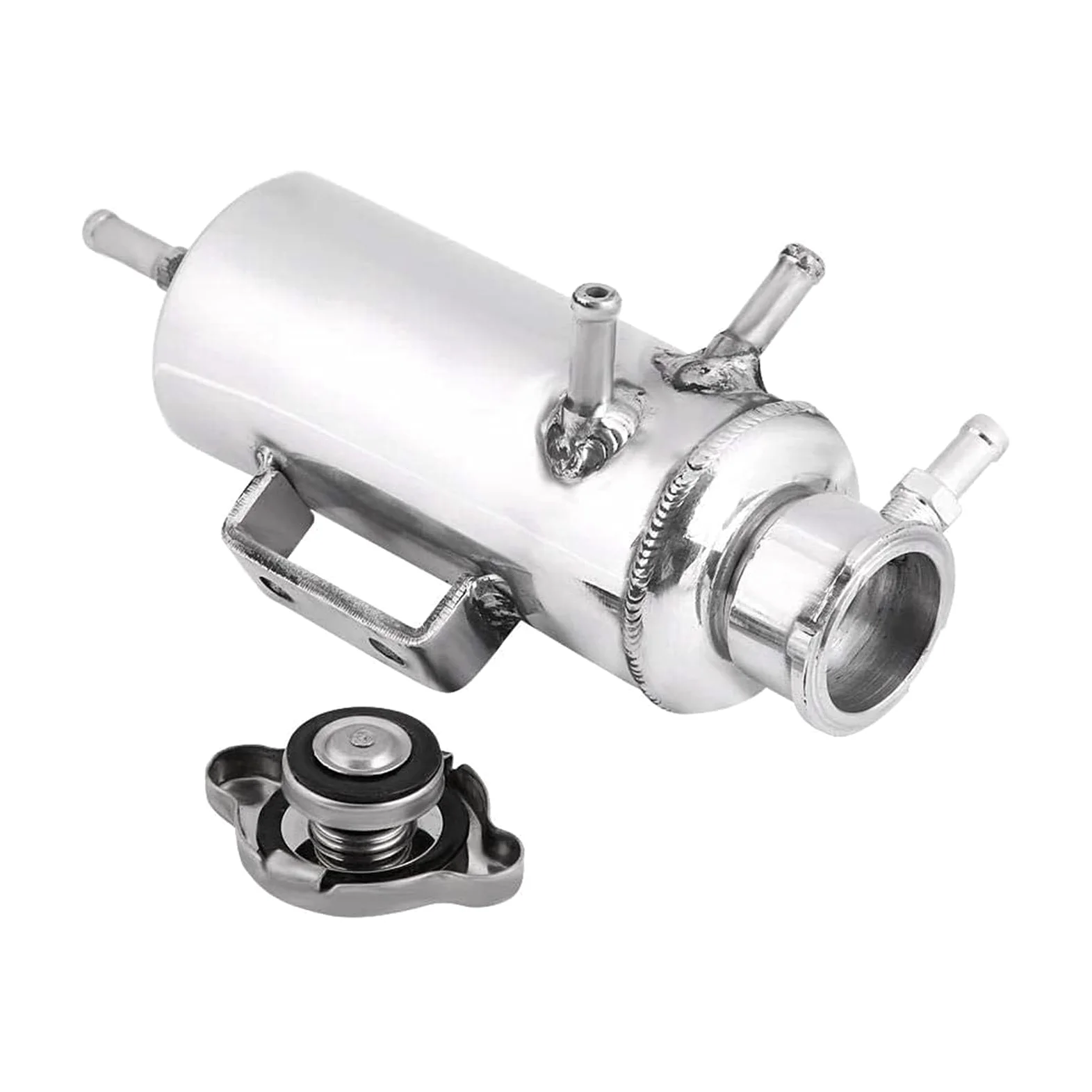 Tanque de expansión de refrigerante, depósito de refrigerante, líquido de radiador de colector de depósito de desbordamiento de SUV de coche de aluminio de 350 ml