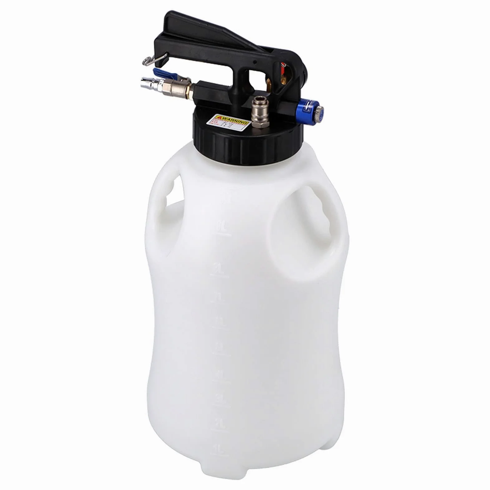 aqxreight Dispensador de Llenado de Aceite de Transmisión Automática Neumática de 10L, Kit de Herramientas de de Aceite de Motor, Hierro ABS Adecuado para Varios Vehículos