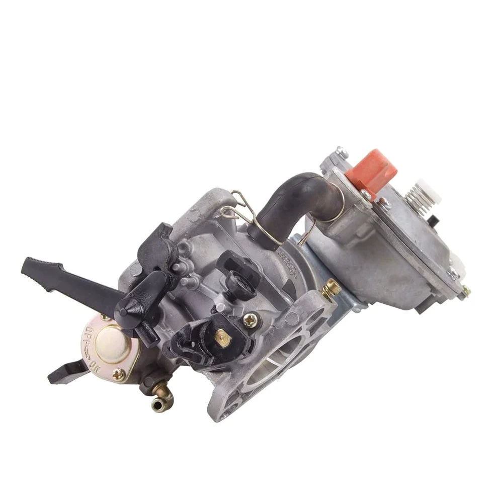 Montaje Carburador 5KW 188F 190F Para LPG Para Piezas Generador Bomba 13HP Carburador Combustible Dual Motor Agua Aceite Gas Doble Propósito Para Kit Conversión NG
