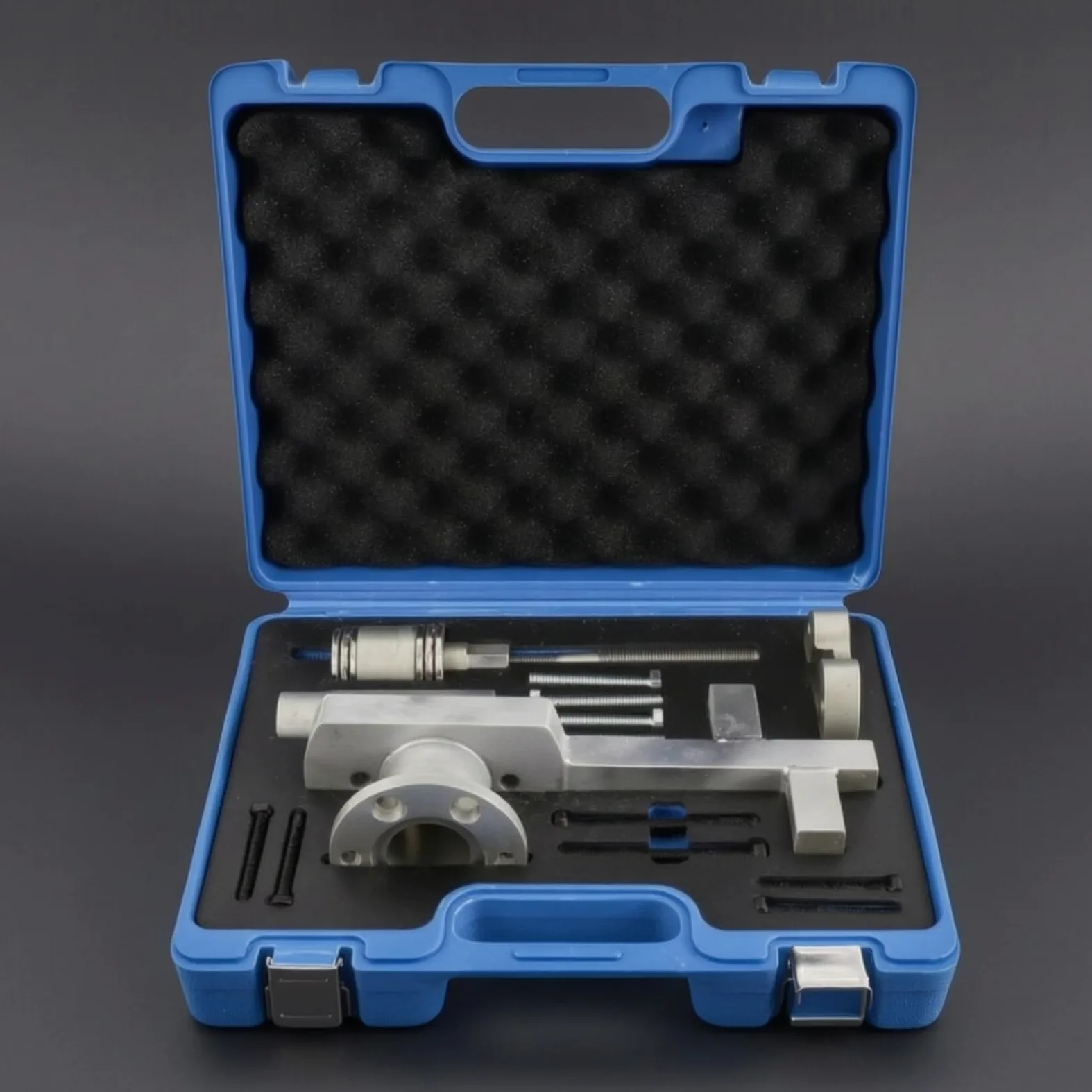 Perfeclan Extractor de Poleas Automotriz Set Extractor Separador Bloqueador con Pieza Principal Metálica y Maletín con Asa Adecuado para Mantenimiento Automotriz Garaje